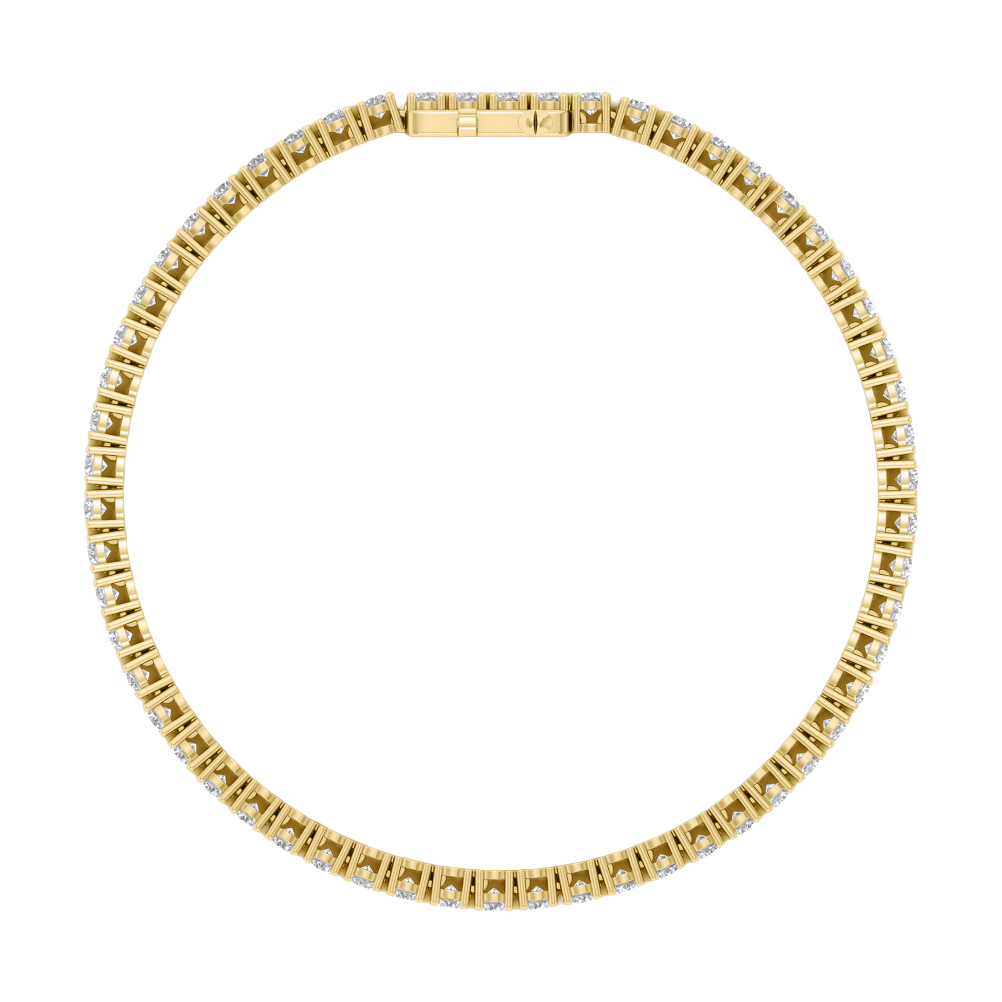 Armband aus 4 Karat mit Hauptstein in runder Form von 0,057971 Karat - 002