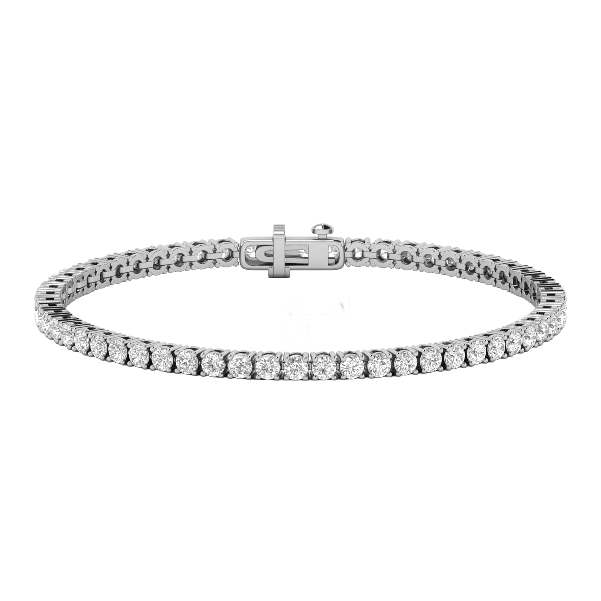 Armband aus 4 Karat mit Hauptstein in runder Form von 0,057971 Karat - 002