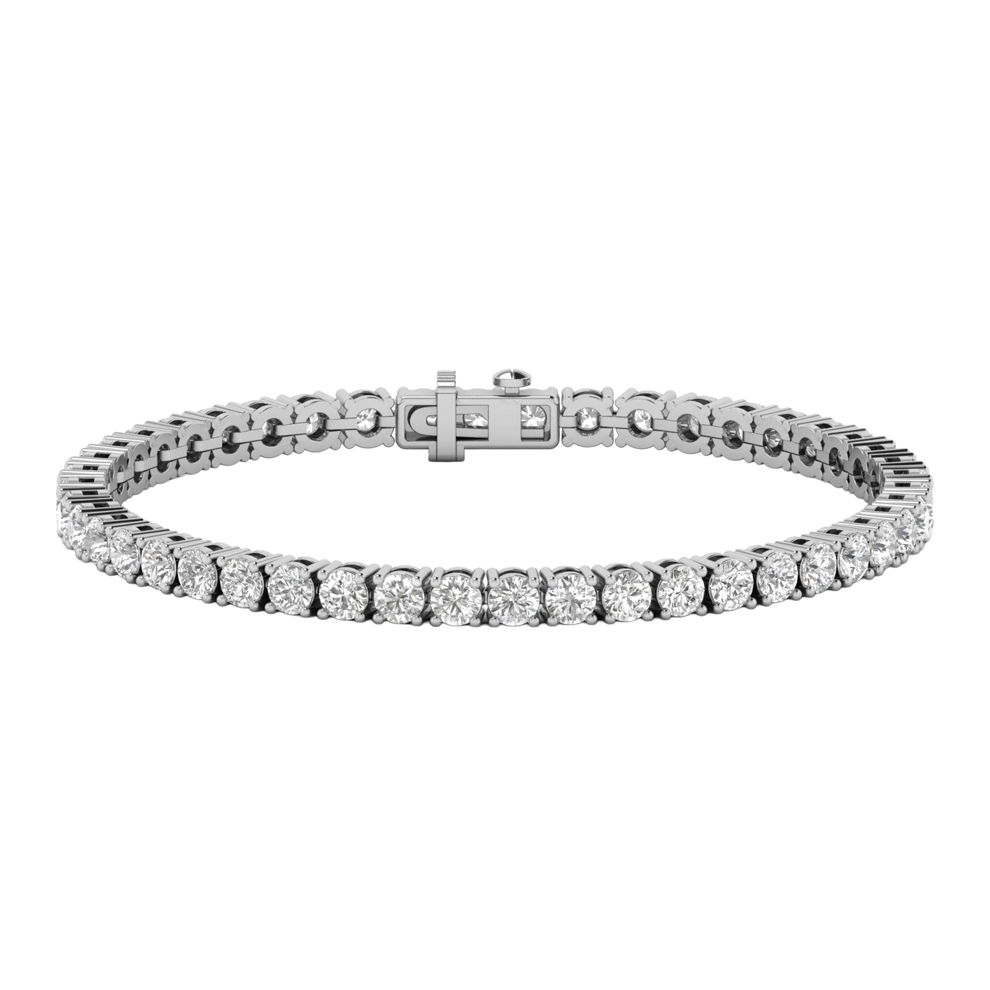 Armband aus 4 Karat mit Hauptstein in runder Form von 0,057971 Karat - 002