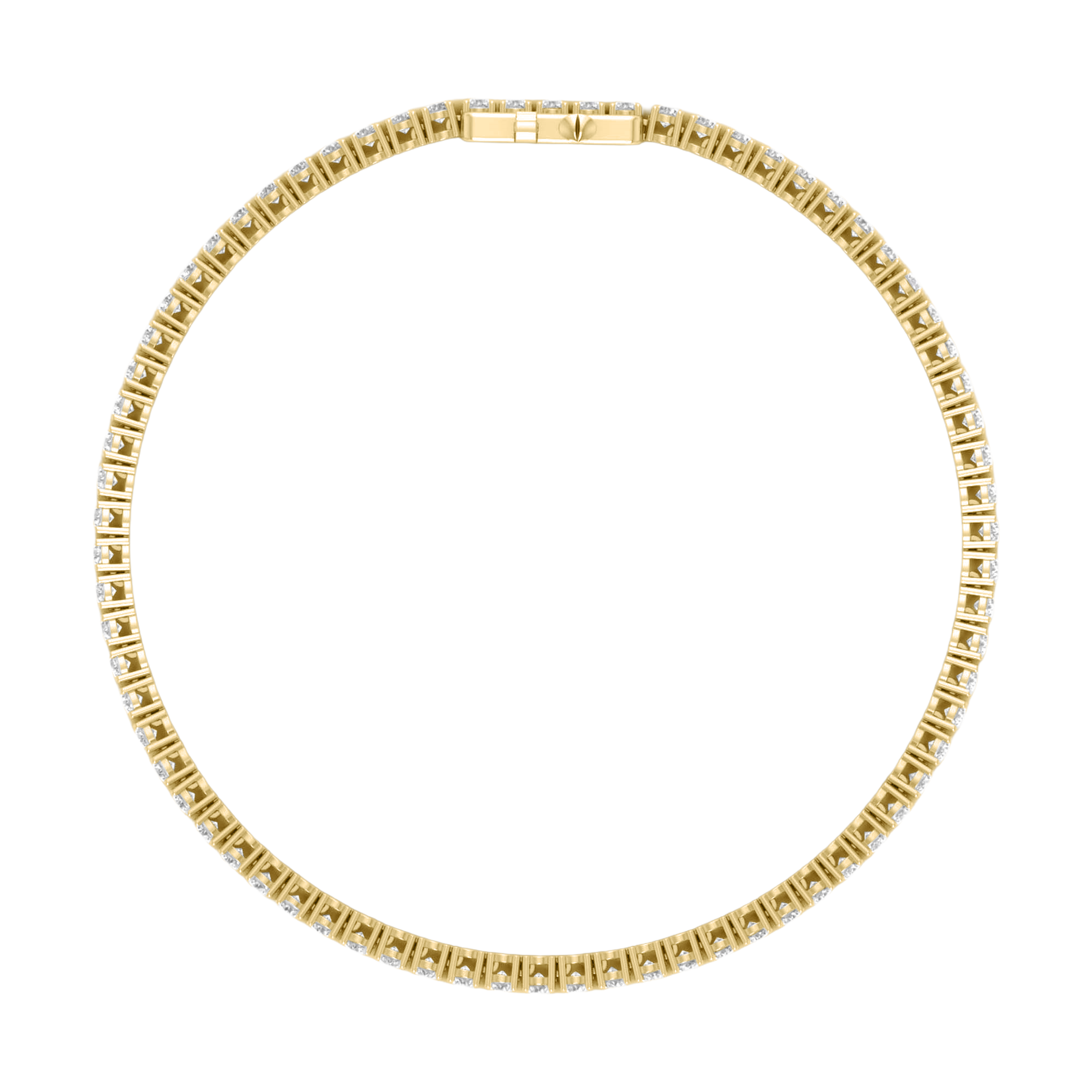Armband aus 4 Karat mit Hauptstein in runder Form von 0,057971 Karat - 002