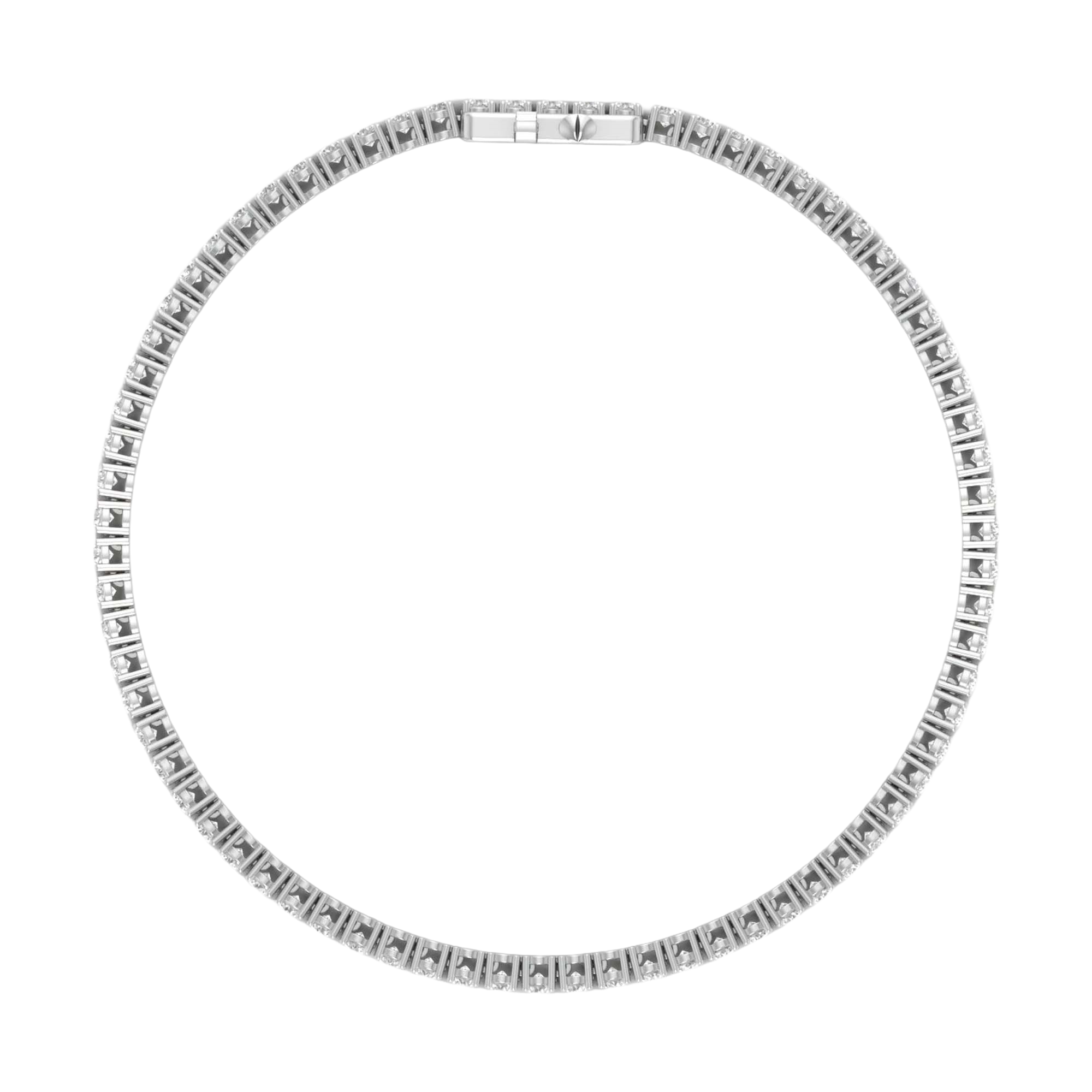 Armband aus 4 Karat mit Hauptstein in runder Form von 0,057971 Karat - 002