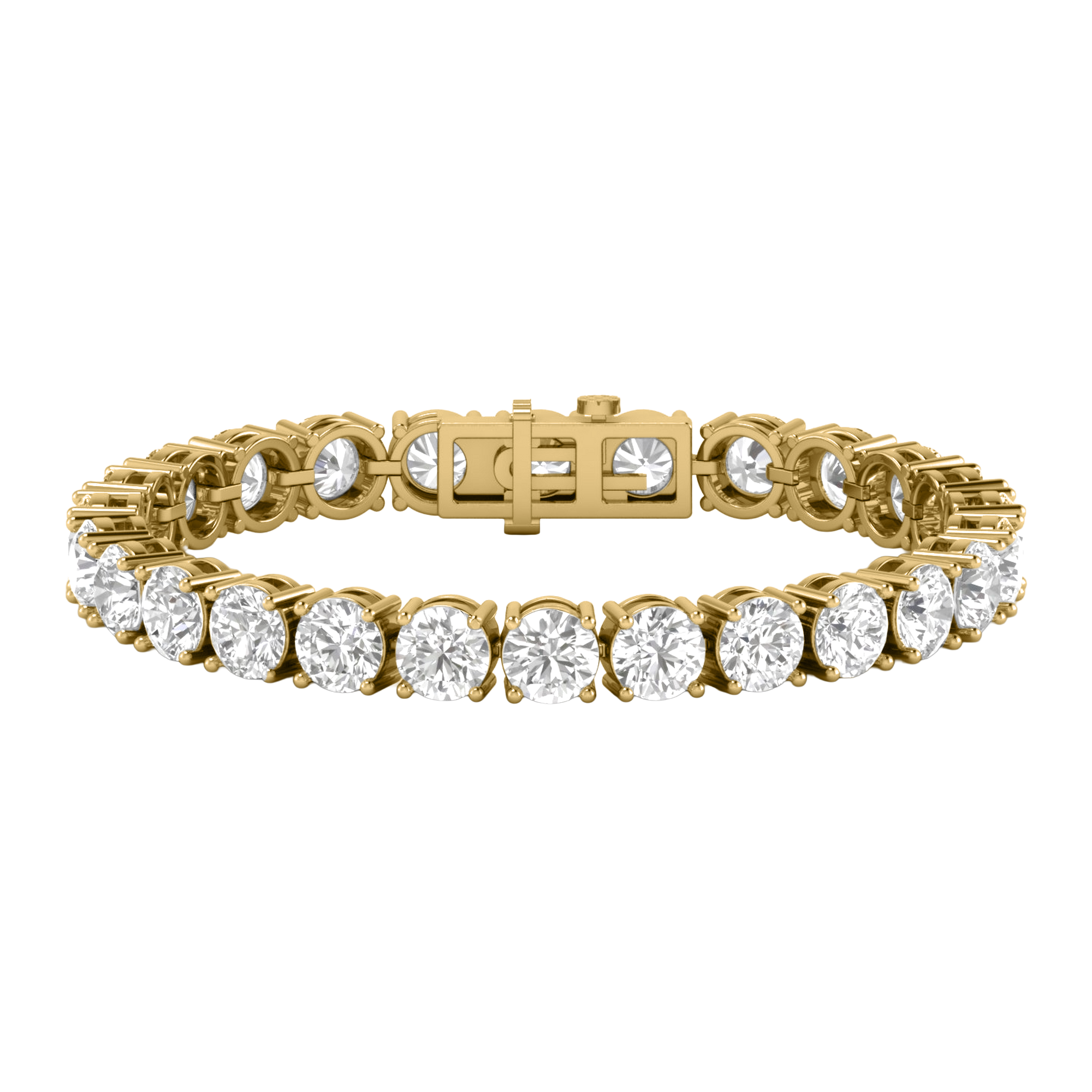 Armband aus 4 Karat mit Hauptstein in runder Form von 0,057971 Karat - 002