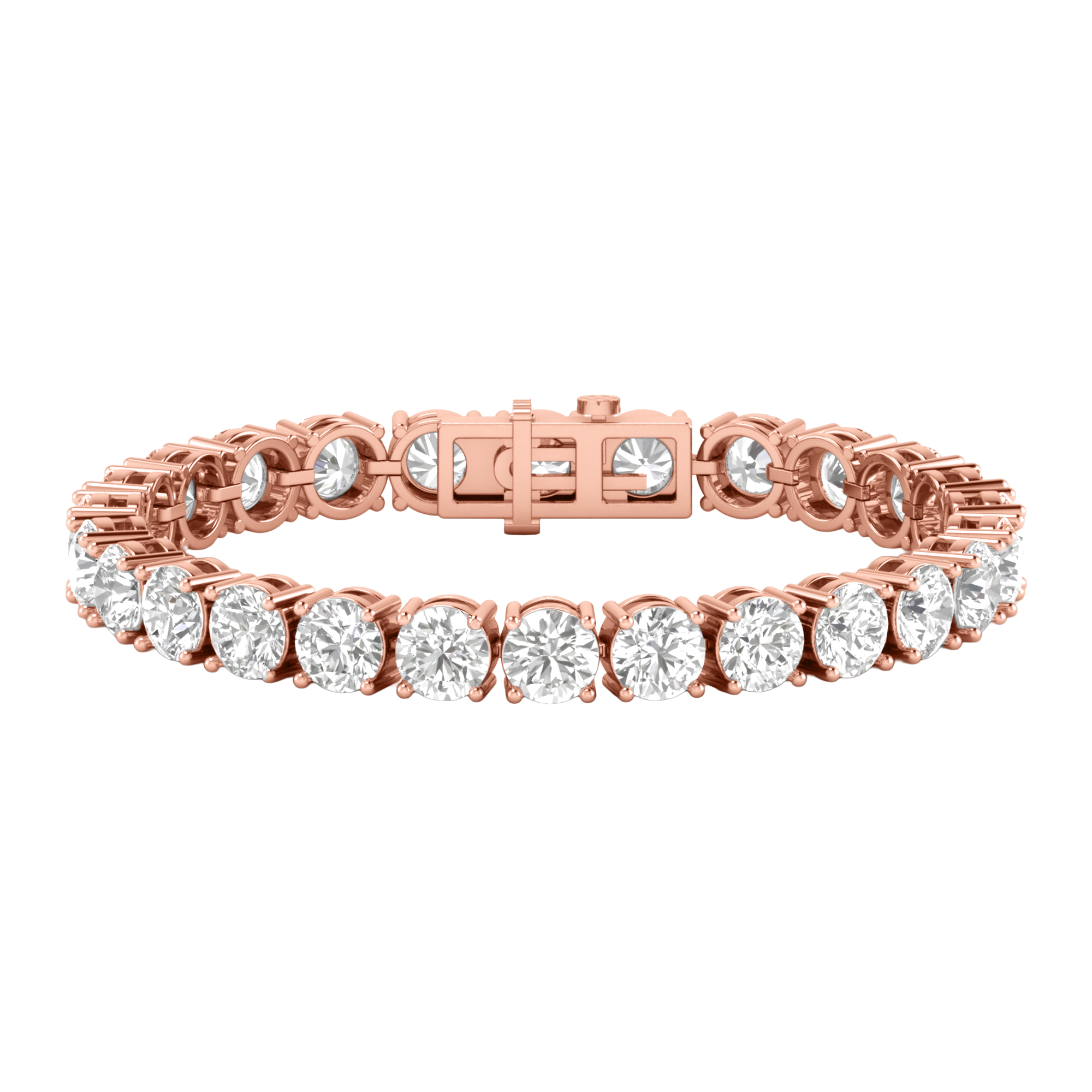 Armband aus 4 Karat mit Hauptstein in runder Form von 0,057971 Karat - 002