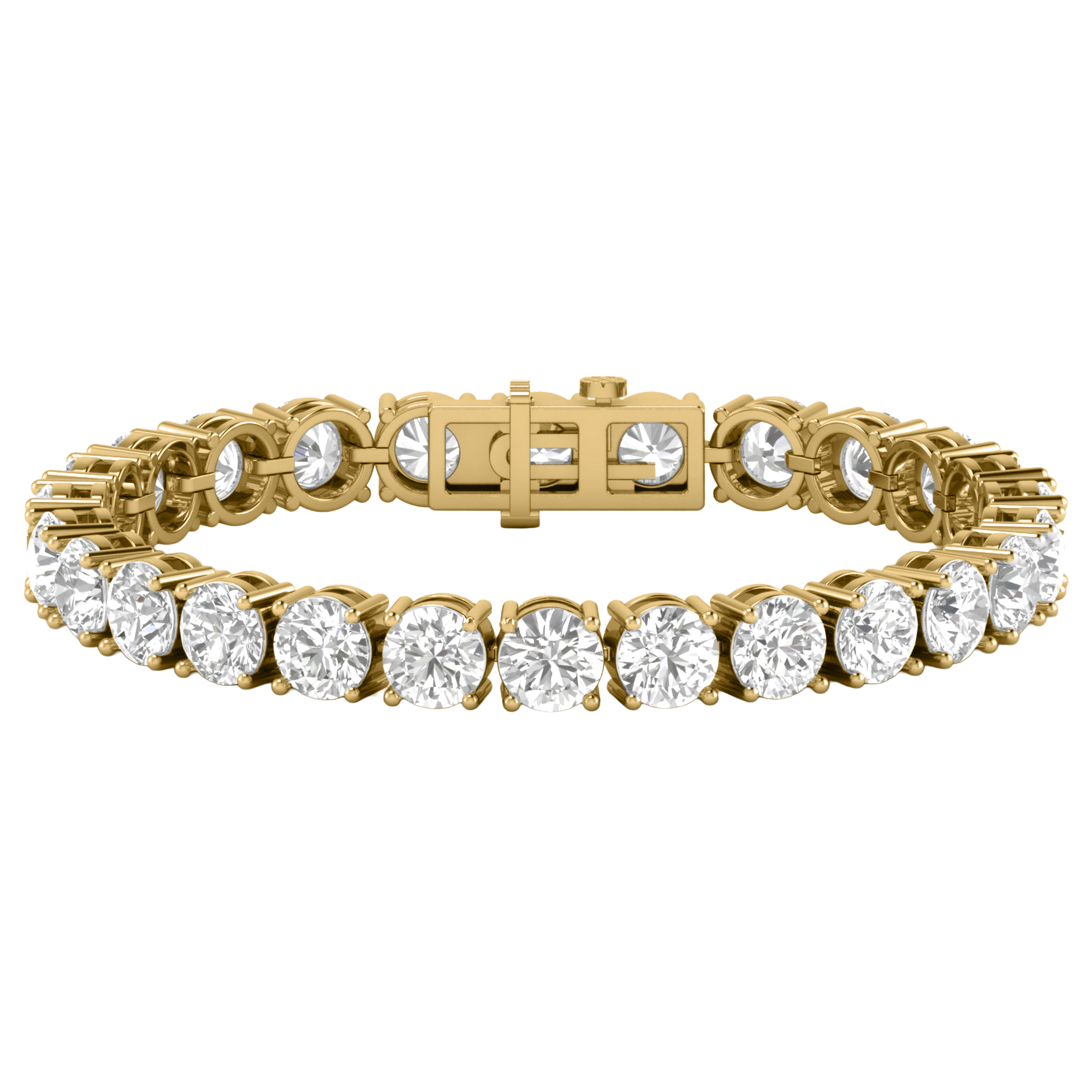 Armband aus 4 Karat mit Hauptstein in runder Form von 0,057971 Karat - 002