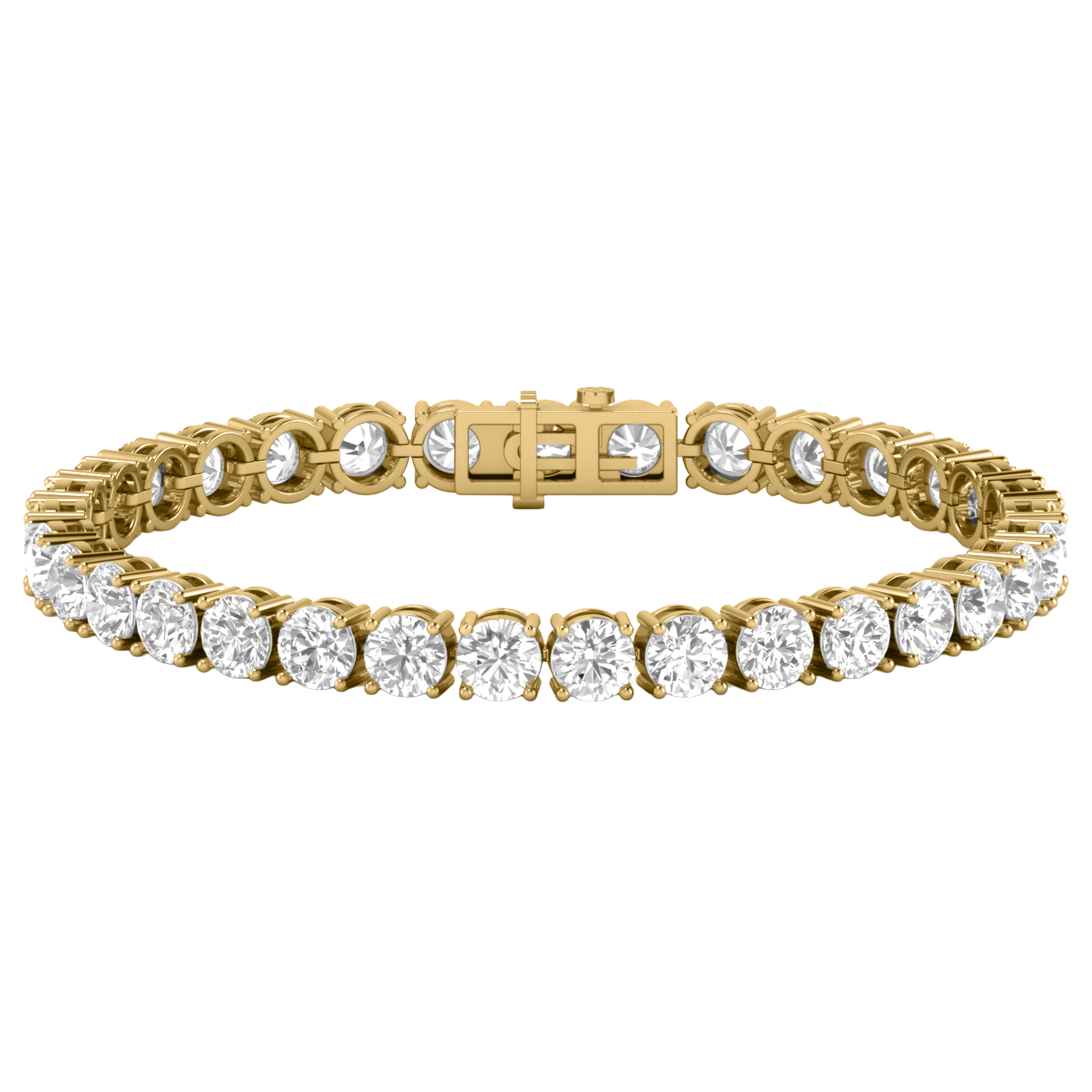 Armband aus 4 Karat mit Hauptstein in runder Form von 0,057971 Karat - 002