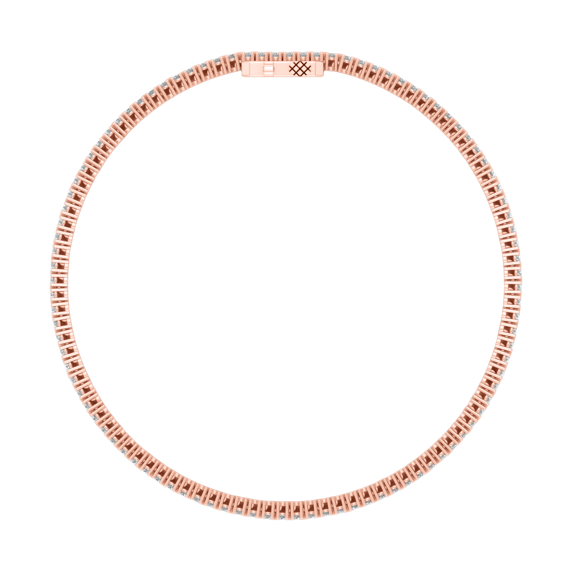 Armband aus 4 Karat mit Hauptstein in runder Form von 0,057971 Karat - 002