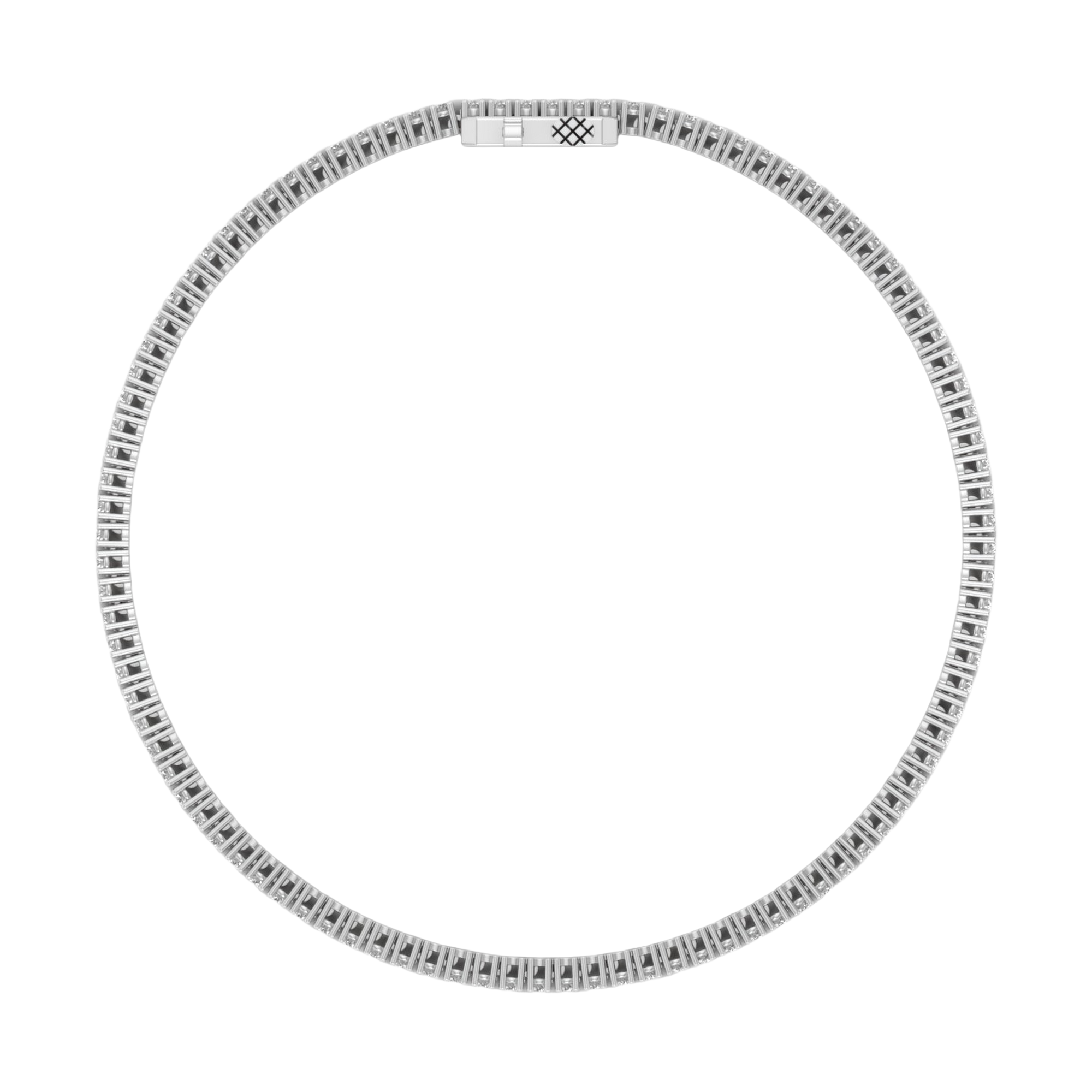 Armband aus 4 Karat mit Hauptstein in runder Form von 0,057971 Karat - 002