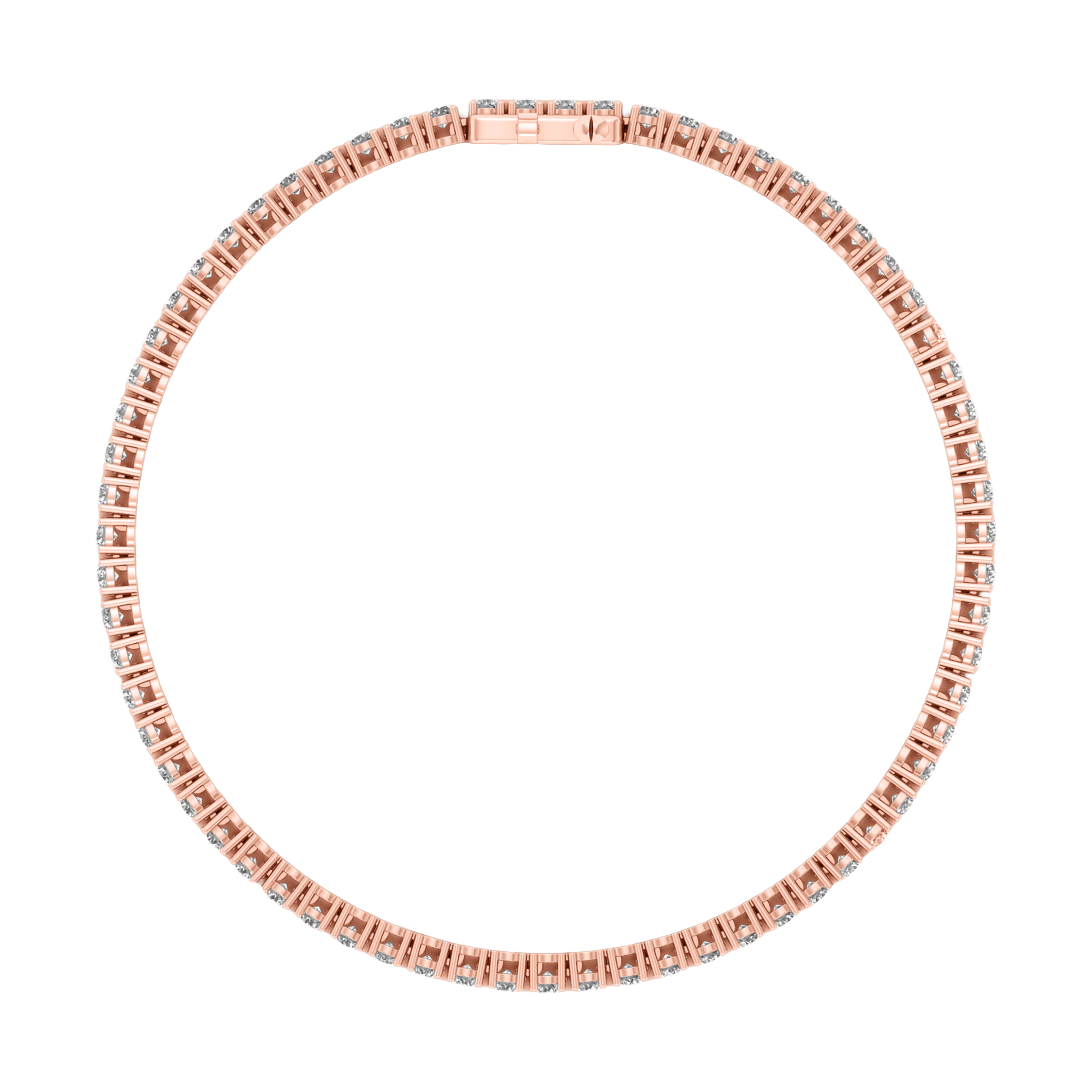 Armband aus 4 Karat mit Hauptstein in runder Form von 0,057971 Karat - 002