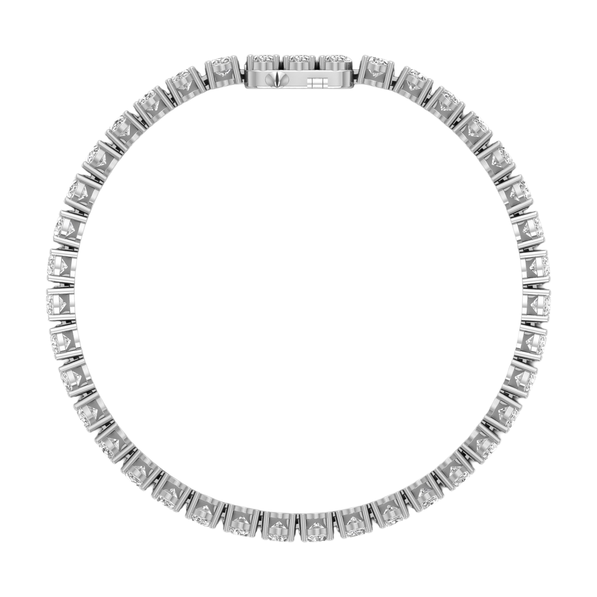 Lizzy Diamond Tennis Bracelet Oval - 5ct to 15ct