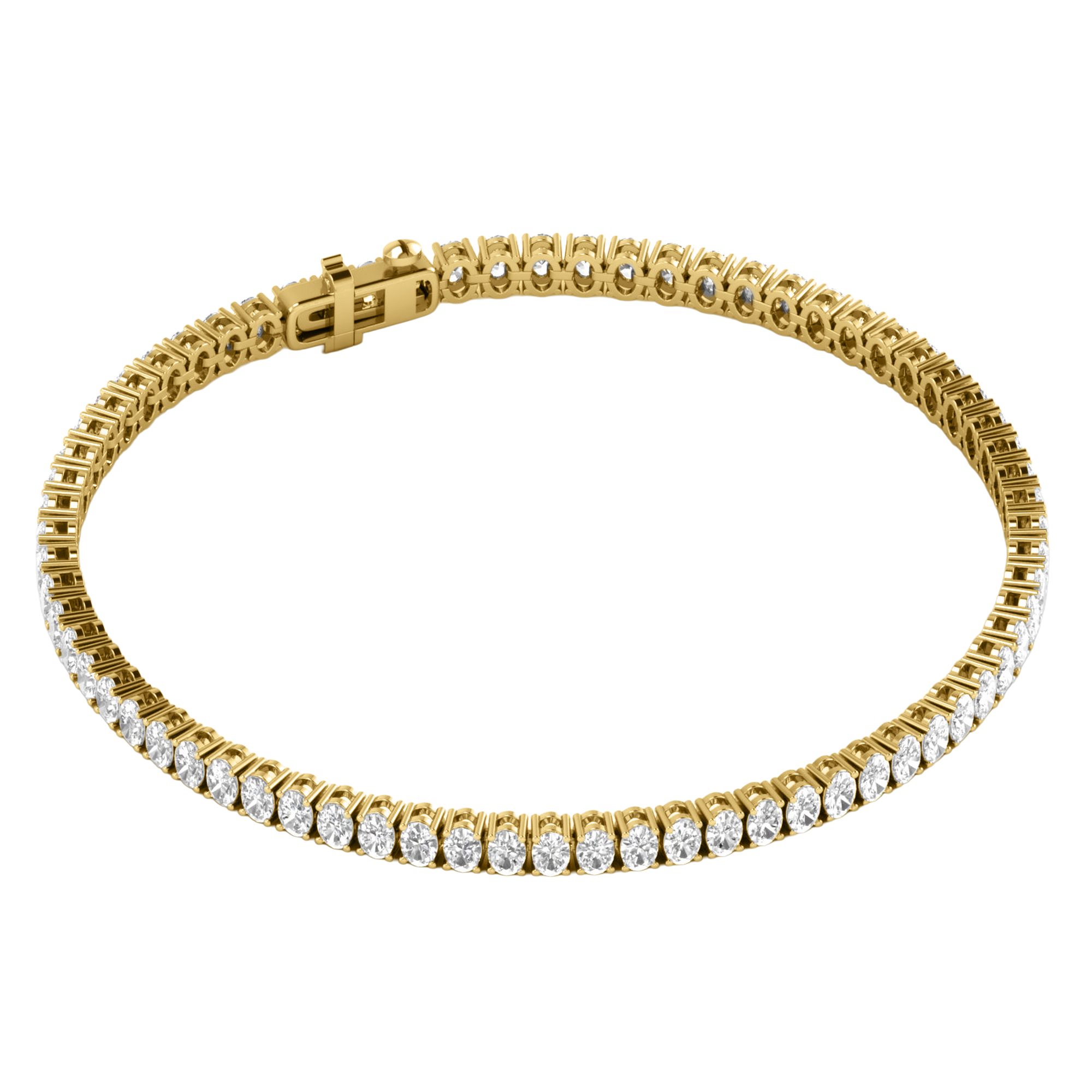 Lizzy Diamond Tennis Bracelet Oval - 5ct to 15ct