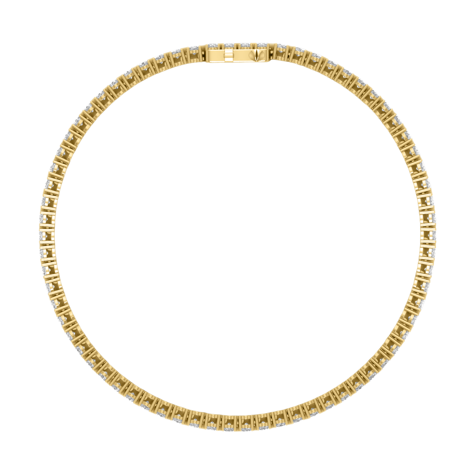 Lizzy Diamond Tennis Bracelet Oval - 5ct to 15ct