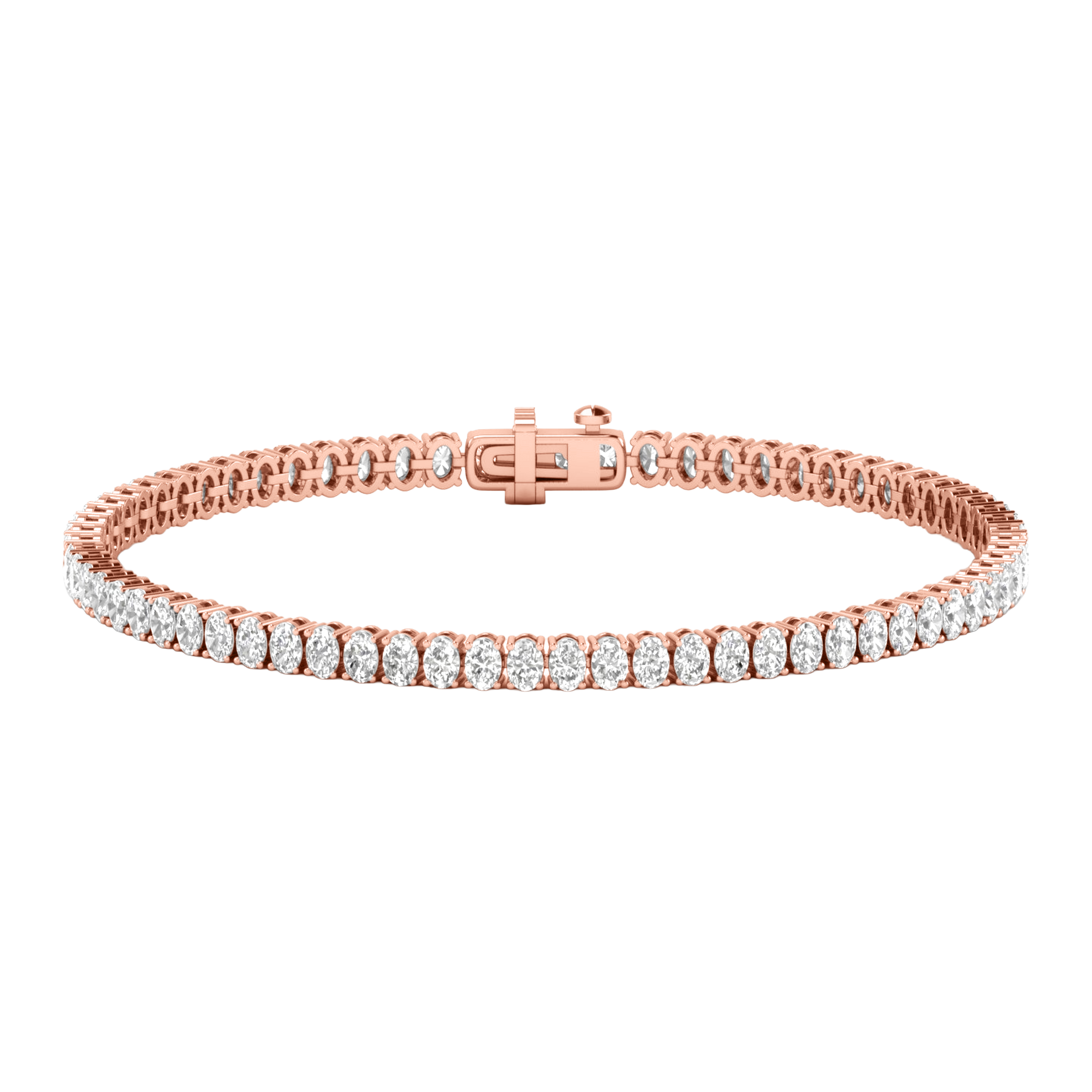 Lizzy Diamond Tennis Bracelet Oval - 5ct to 15ct