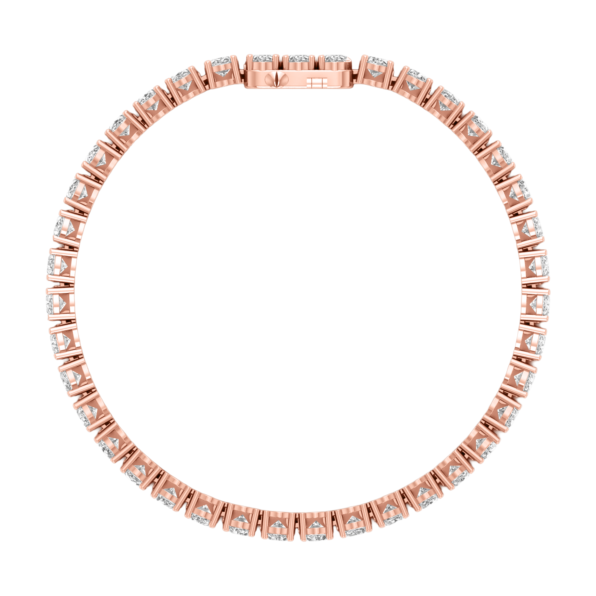 Lizzy Diamond Tennis Bracelet Oval - 5ct to 15ct