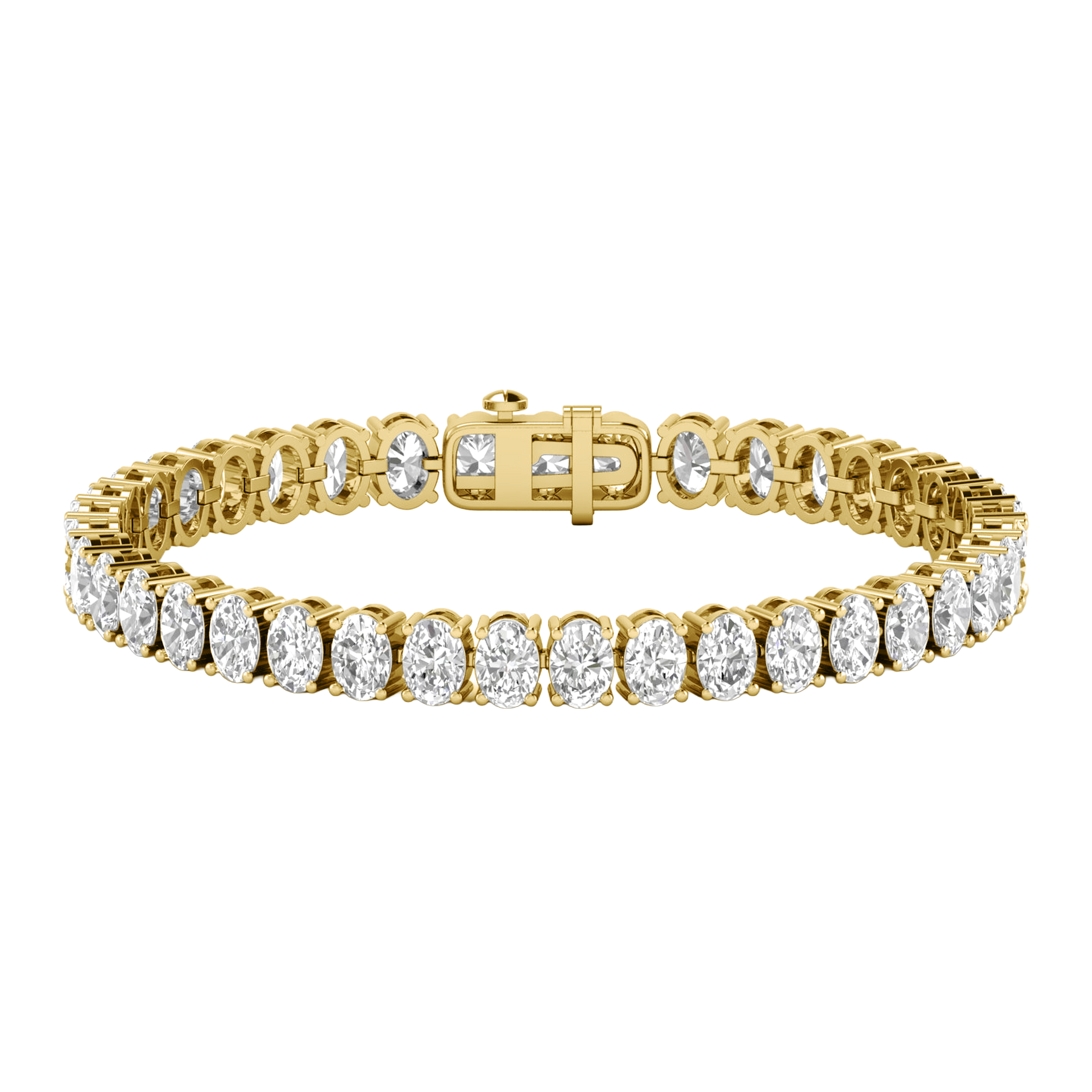 Lizzy Diamond Tennis Bracelet Oval - 5ct to 15ct