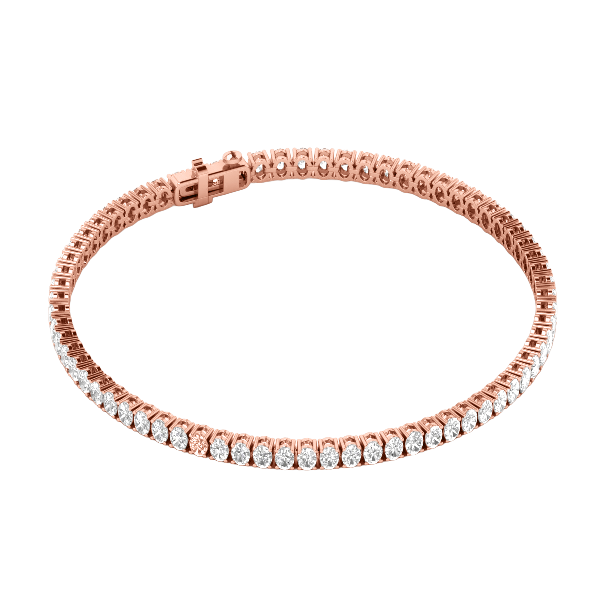 Lizzy Diamond Tennis Bracelet Oval - 5ct to 15ct