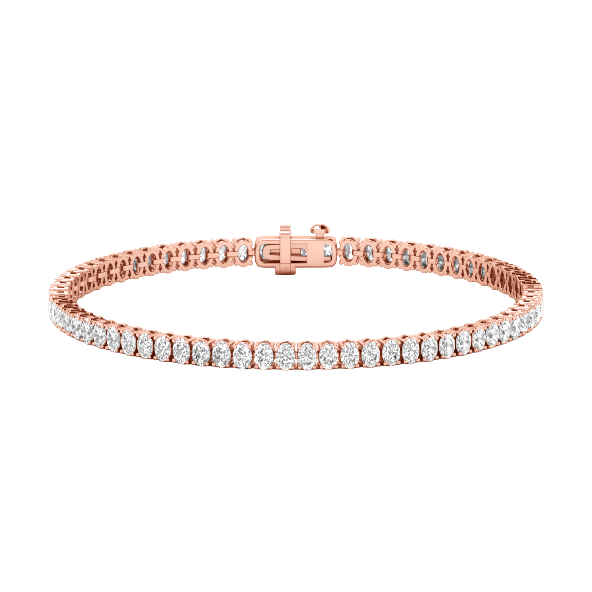 Lizzy Diamond Tennis Bracelet Oval - 5ct to 15ct