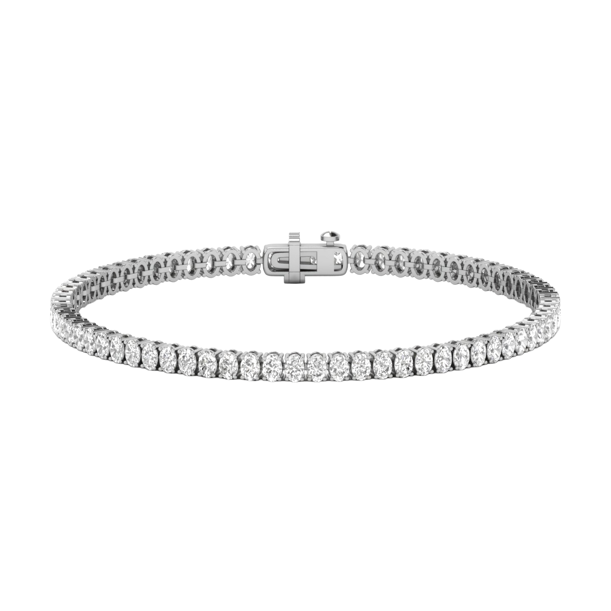 Lizzy Diamond Tennis Bracelet Oval - 5ct to 15ct