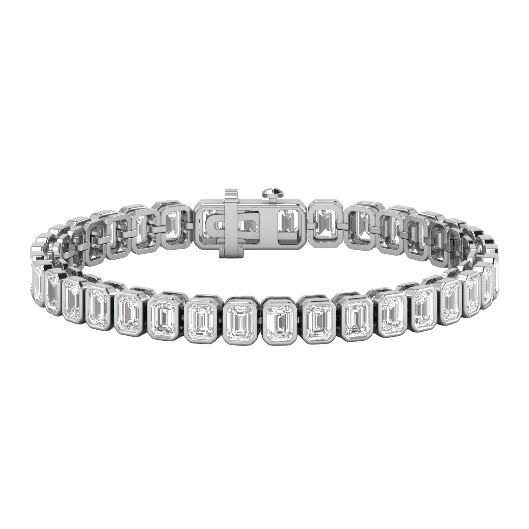 Leanne Diamanten Tennisarmband Emerald - 5ct tot 19ct