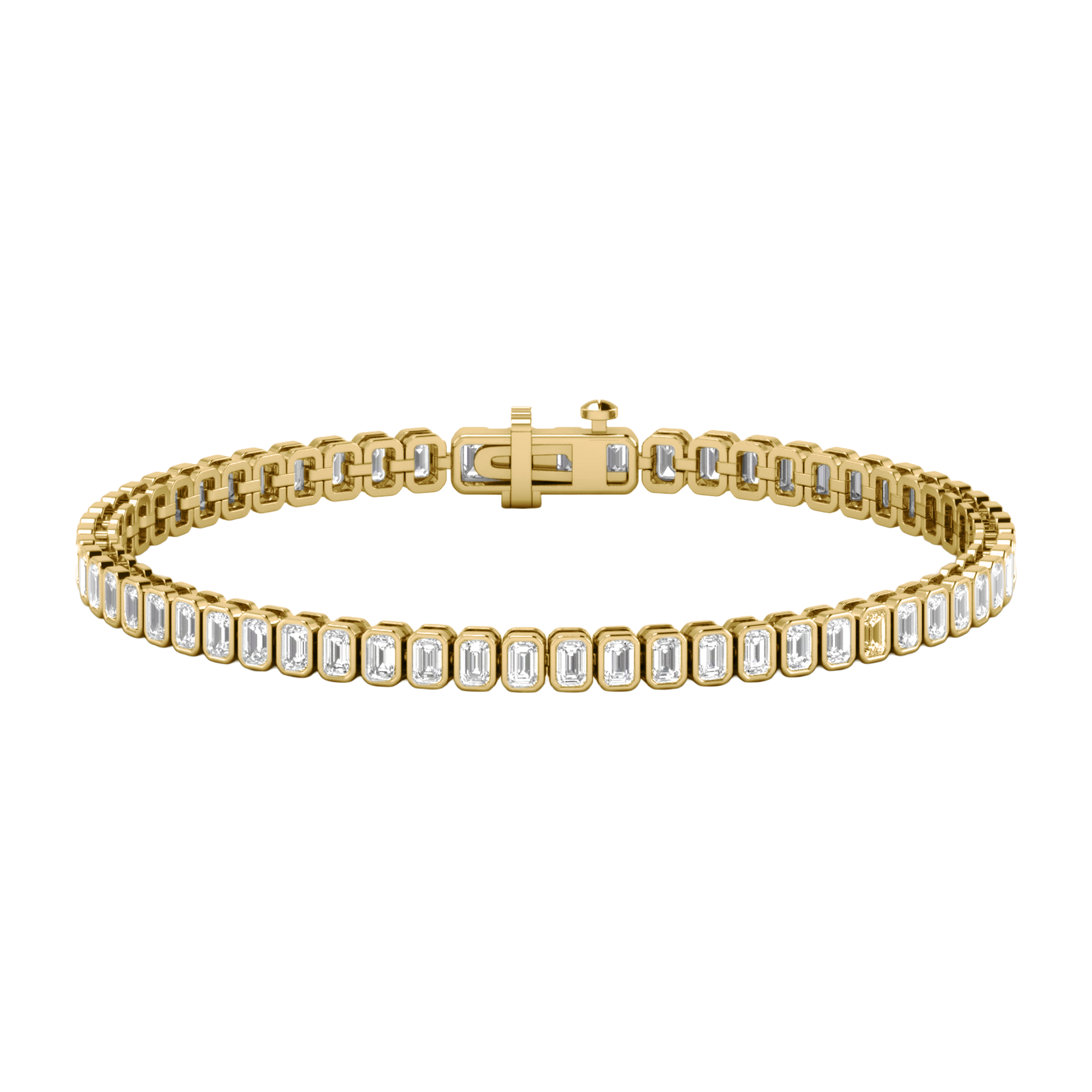 Leanne Diamanten Tennisarmband Emerald - 5ct tot 19ct
