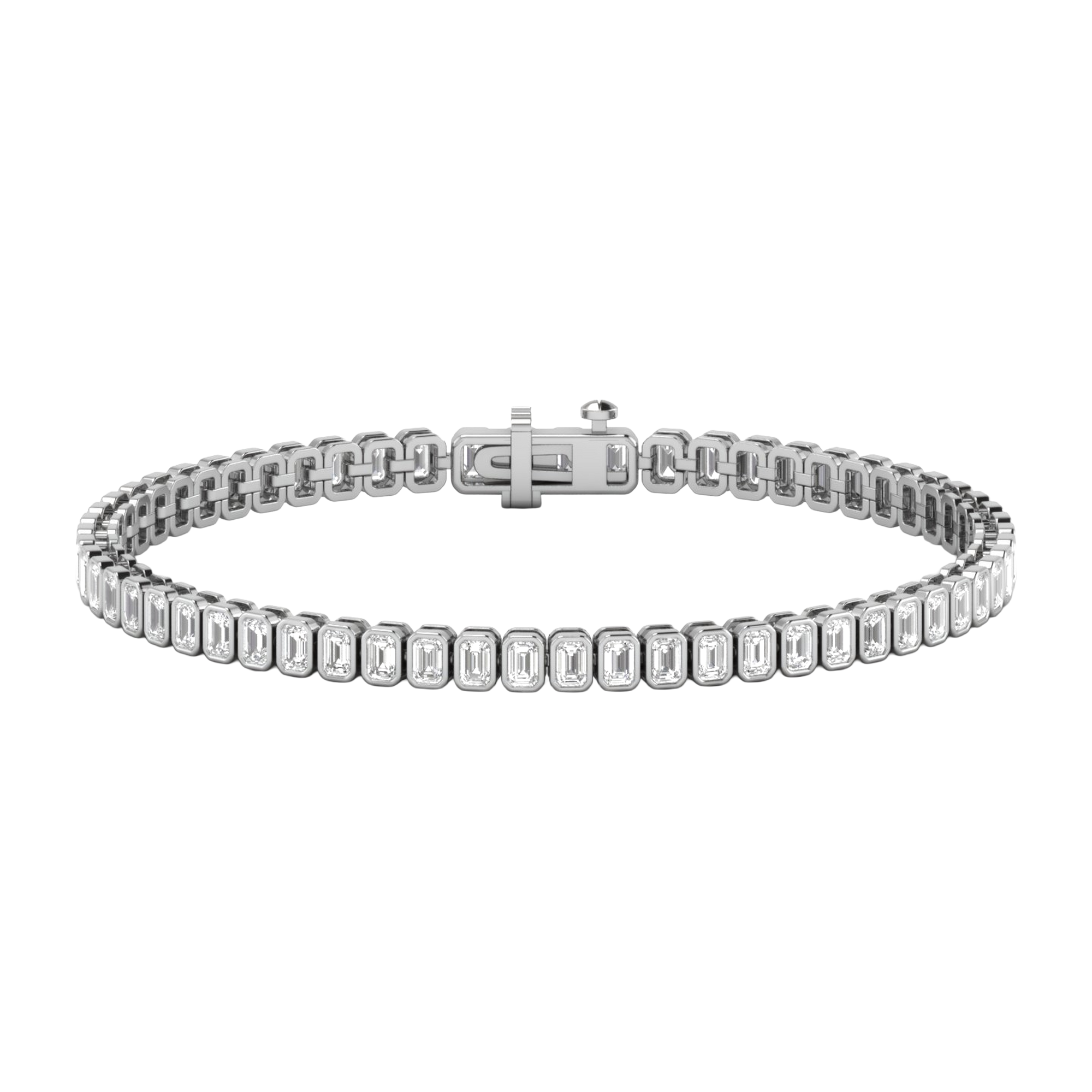 Leanne Diamanten Tennisarmband Emerald - 5ct tot 19ct