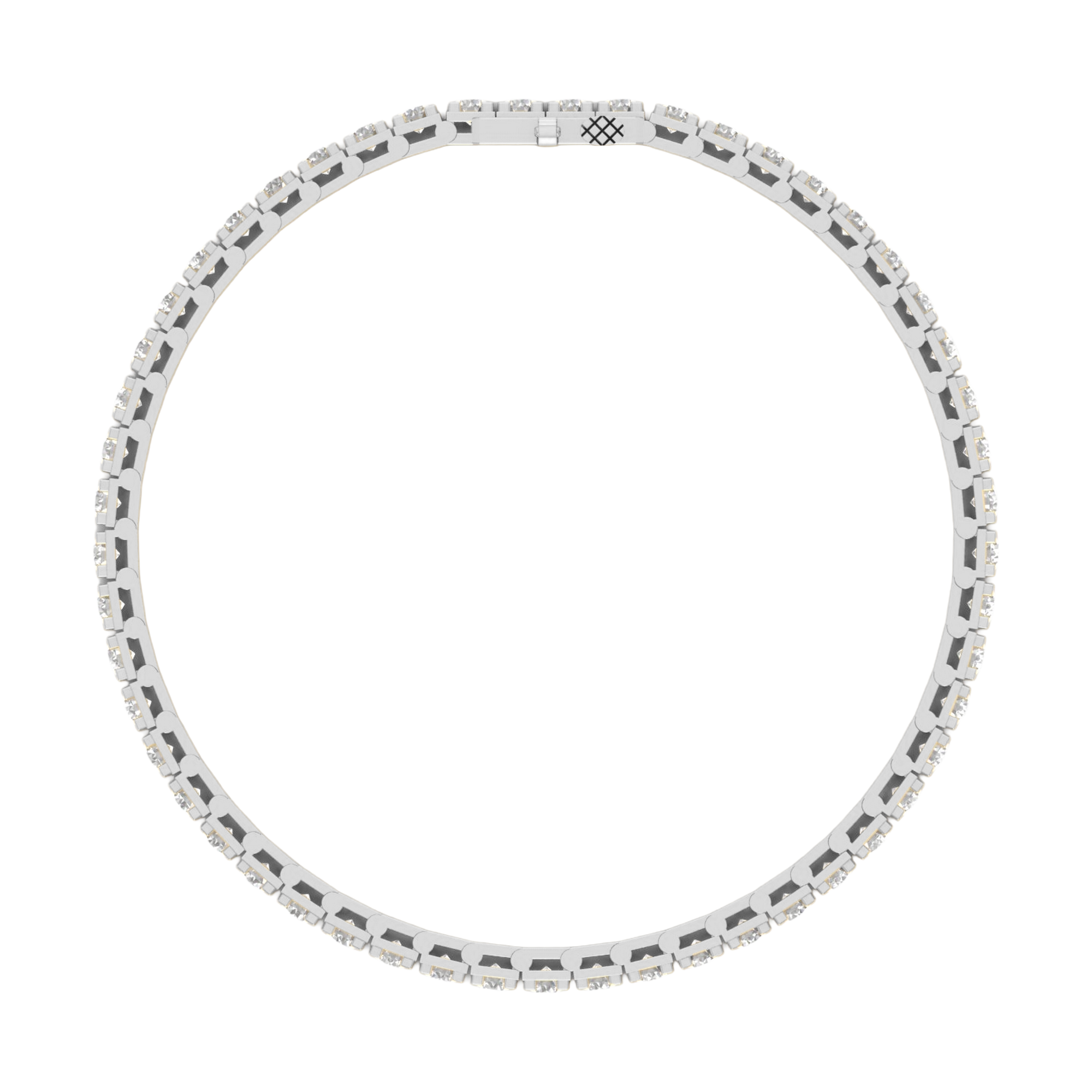 Armband von 3 bis 12 Karat mit Hauptstein in Rundform