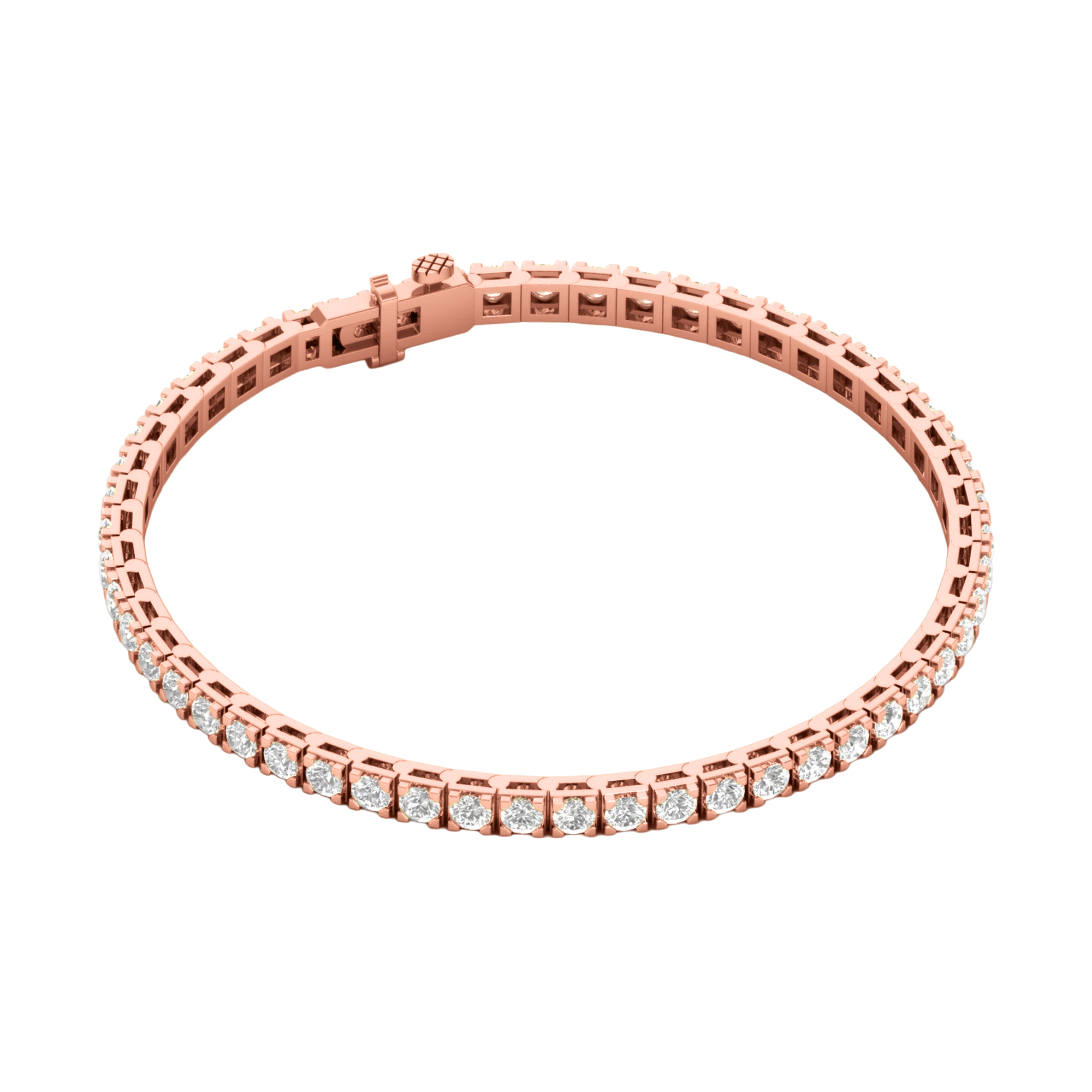 Armband von 3 bis 12 Karat mit Hauptstein in Rundform