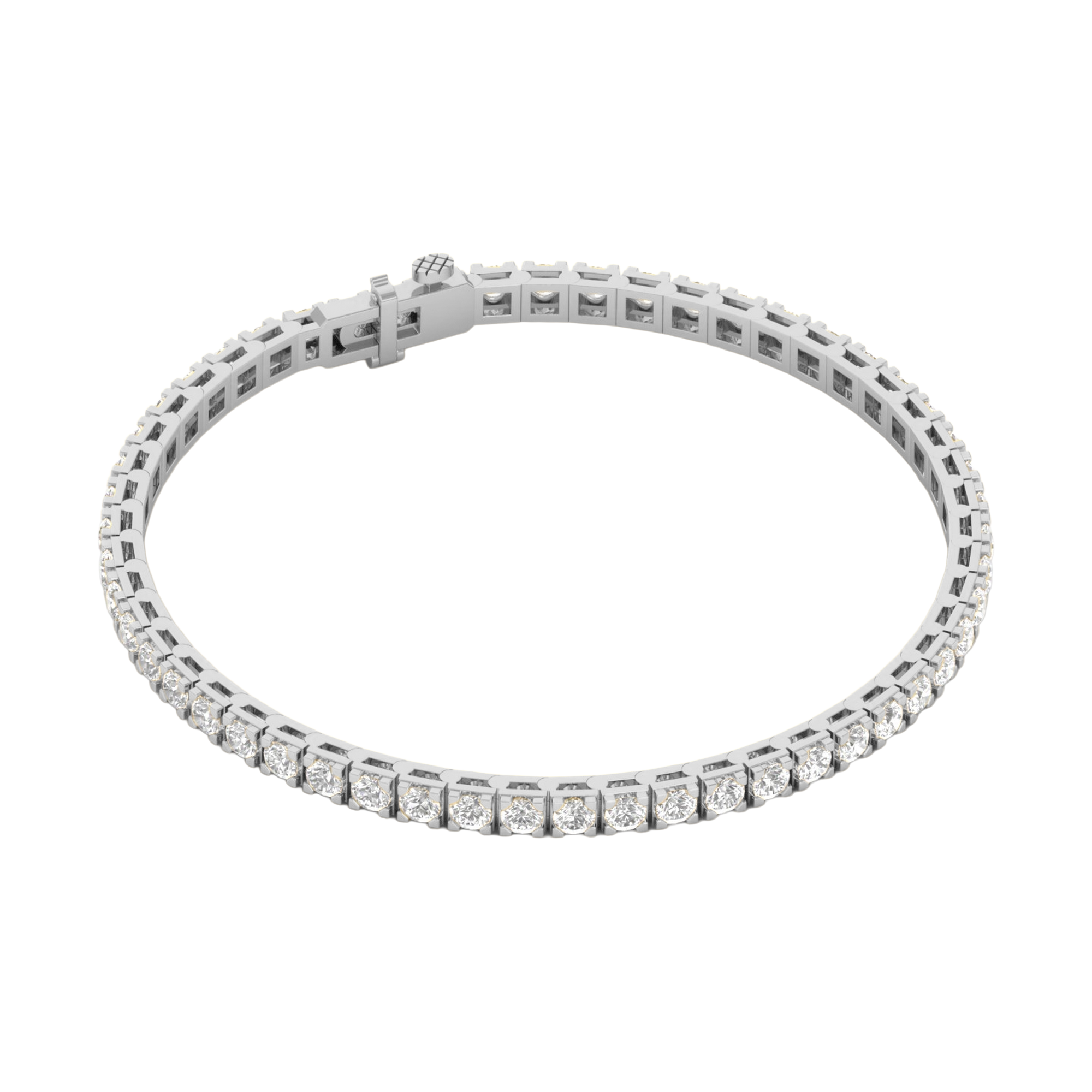 Armband von 3 bis 12 Karat mit Hauptstein in Rundform
