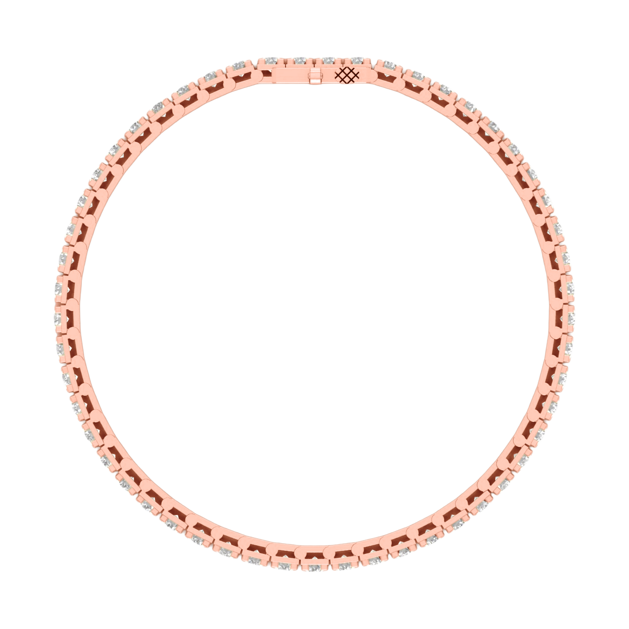 Armband von 3 bis 12 Karat mit Hauptstein in Rundform