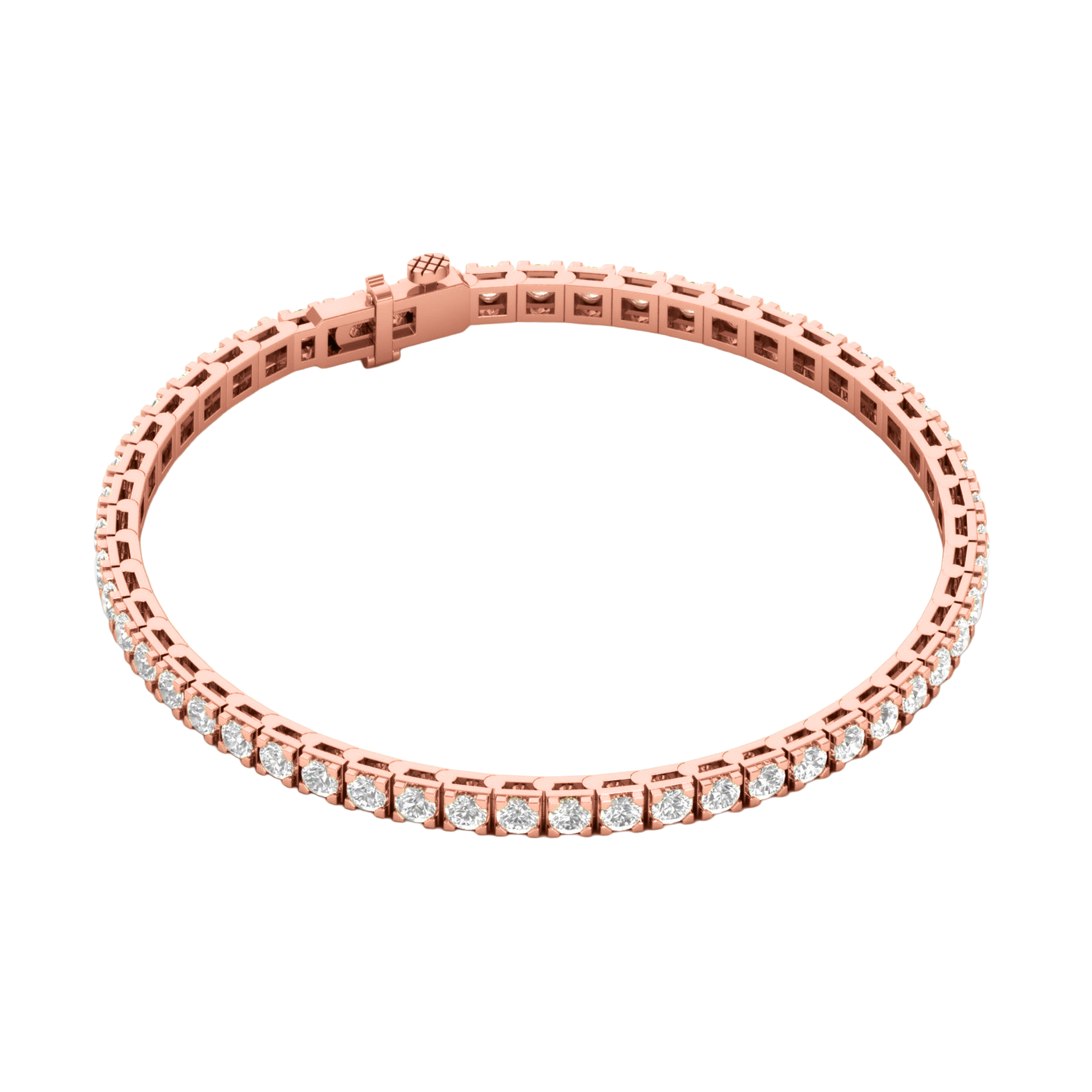 Armband von 3 bis 12 Karat mit Hauptstein in Rundform
