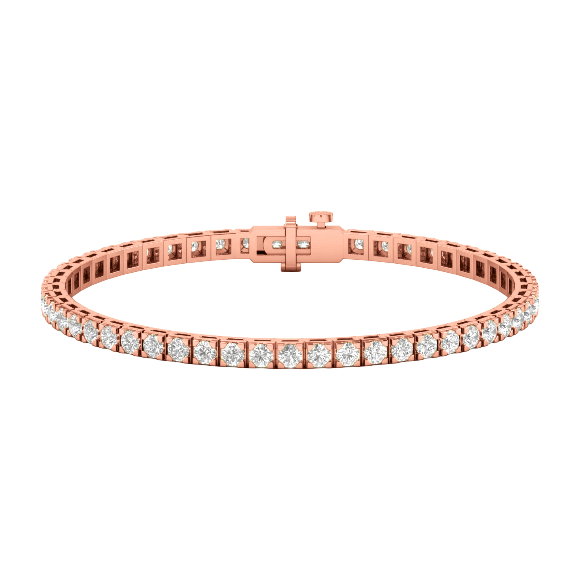 Armband von 3 bis 12 Karat mit Hauptstein in Rundform