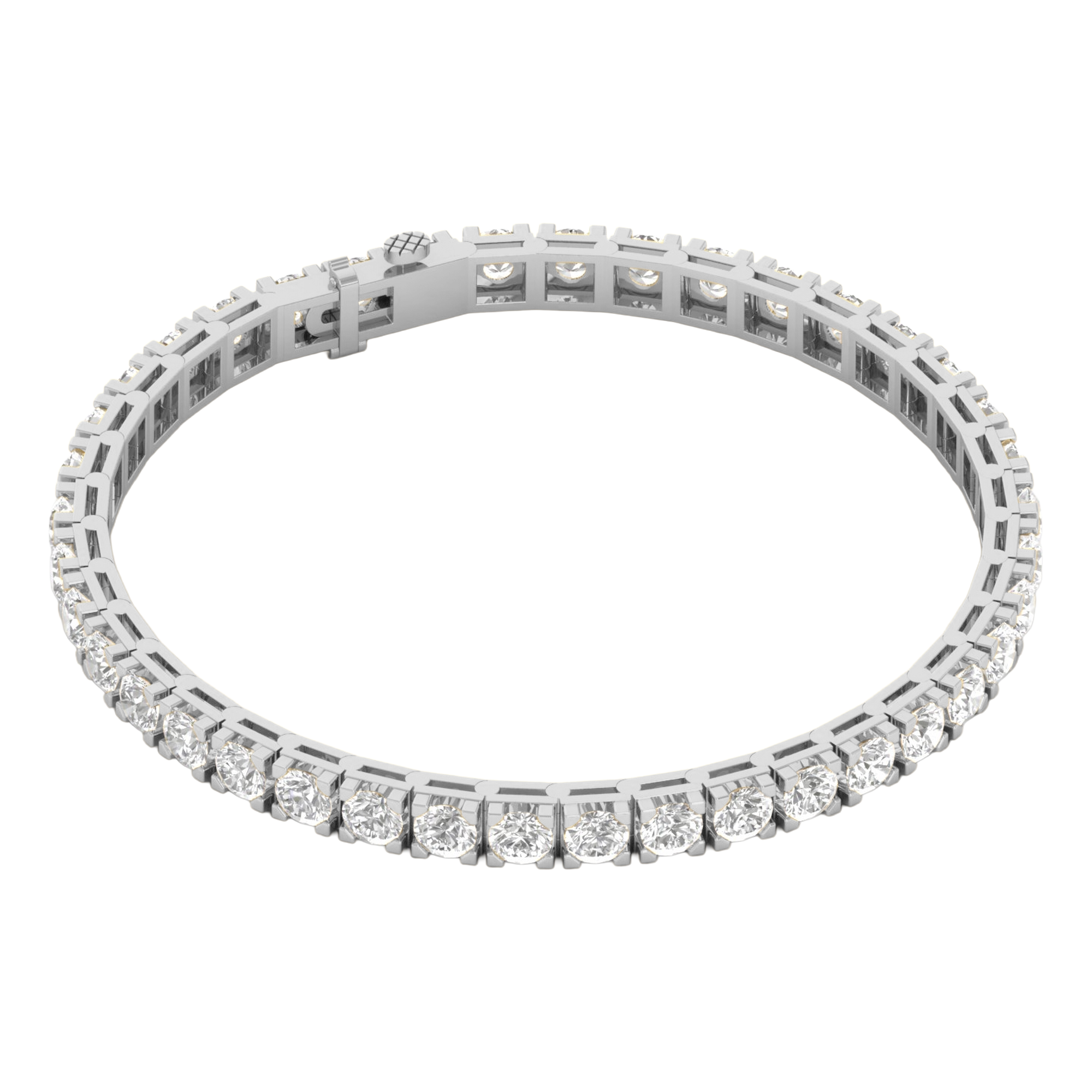 Armband von 3 bis 12 Karat mit Hauptstein in Rundform