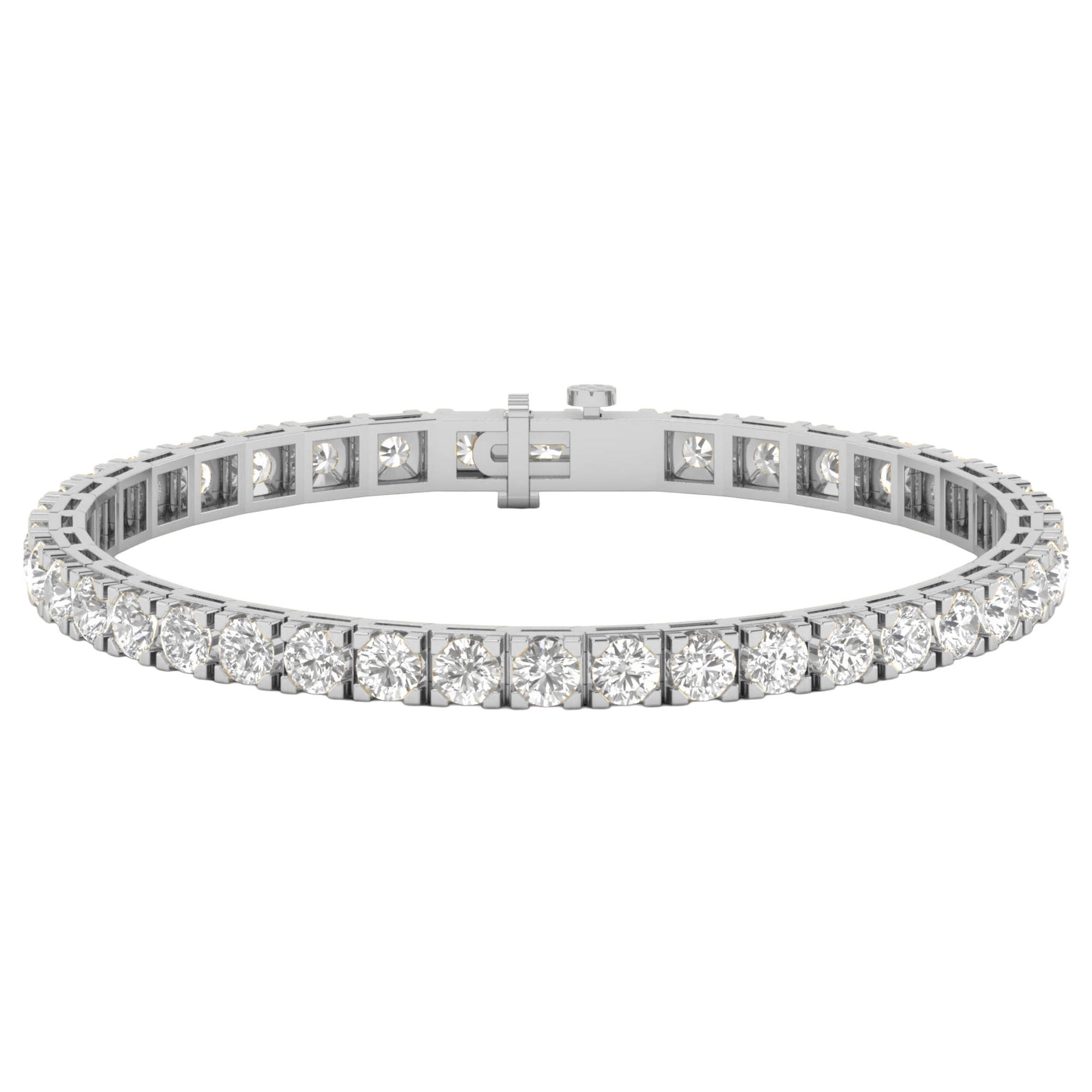 Armband von 3 bis 12 Karat mit Hauptstein in Rundform