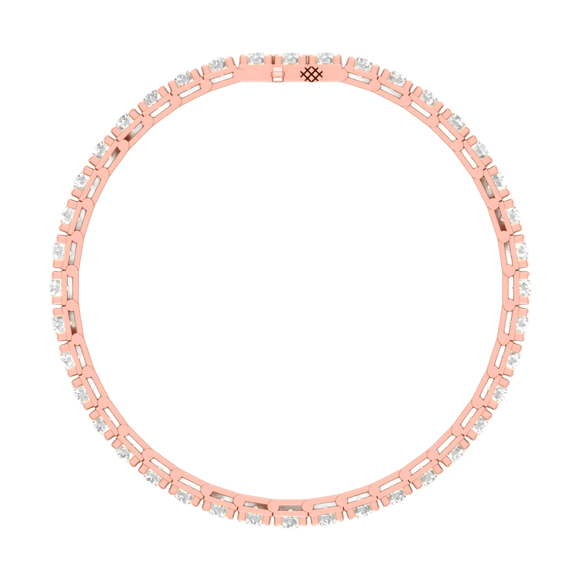 Armband von 3 bis 12 Karat mit Hauptstein in Rundform