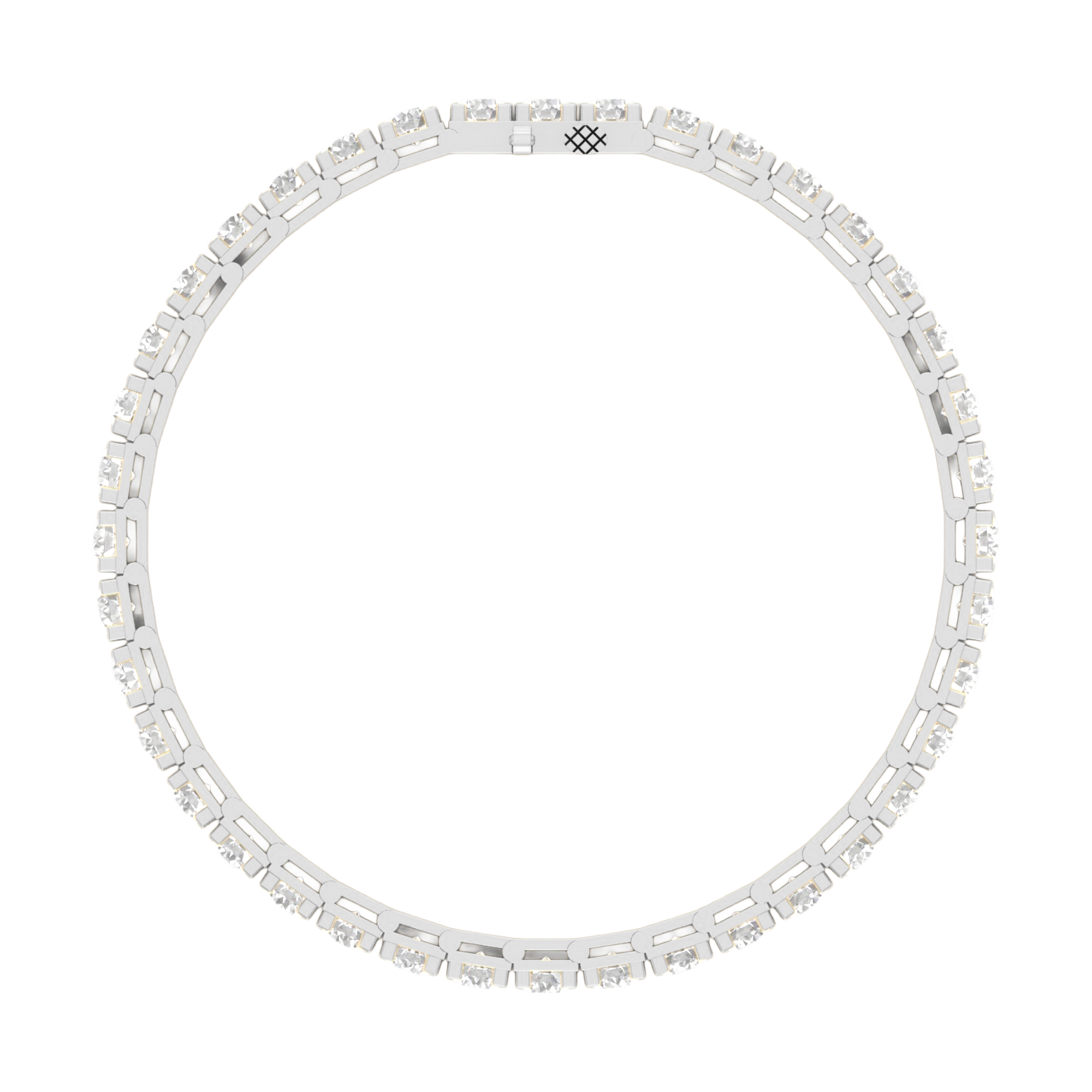 Armband von 3 bis 12 Karat mit Hauptstein in Rundform