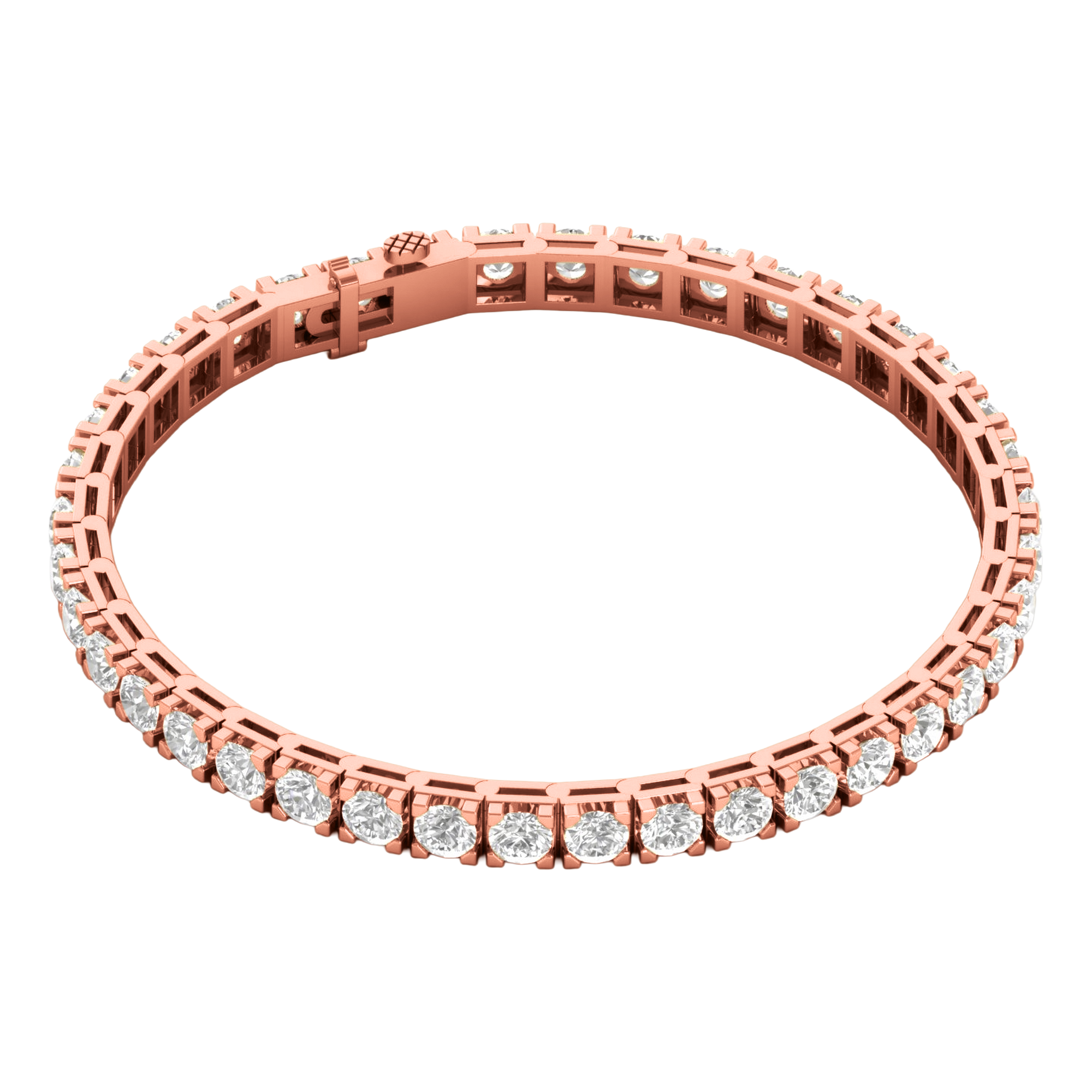 Armband von 3 bis 12 Karat mit Hauptstein in Rundform