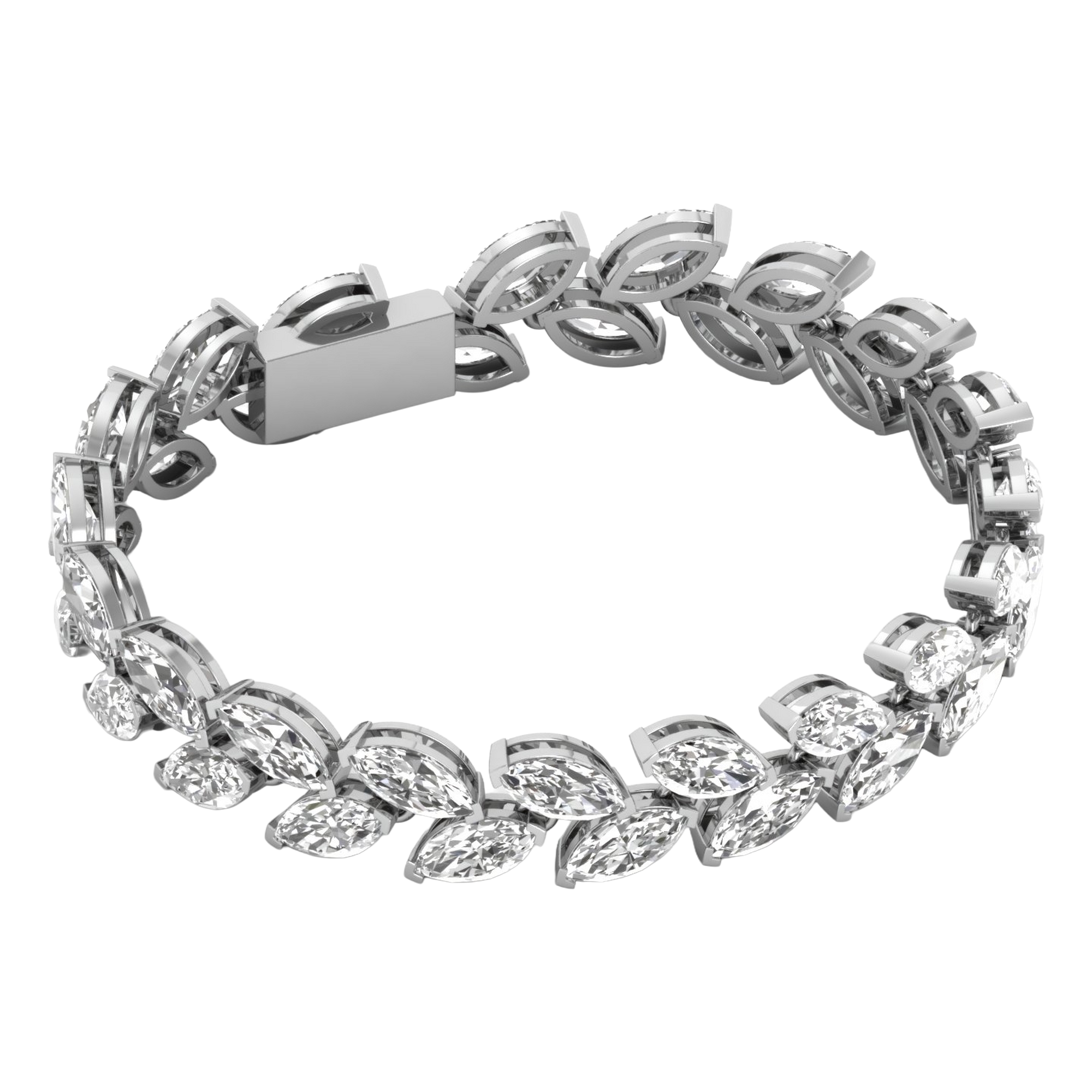Enya Diamond Tennis Bracelet Marquise - 15ct