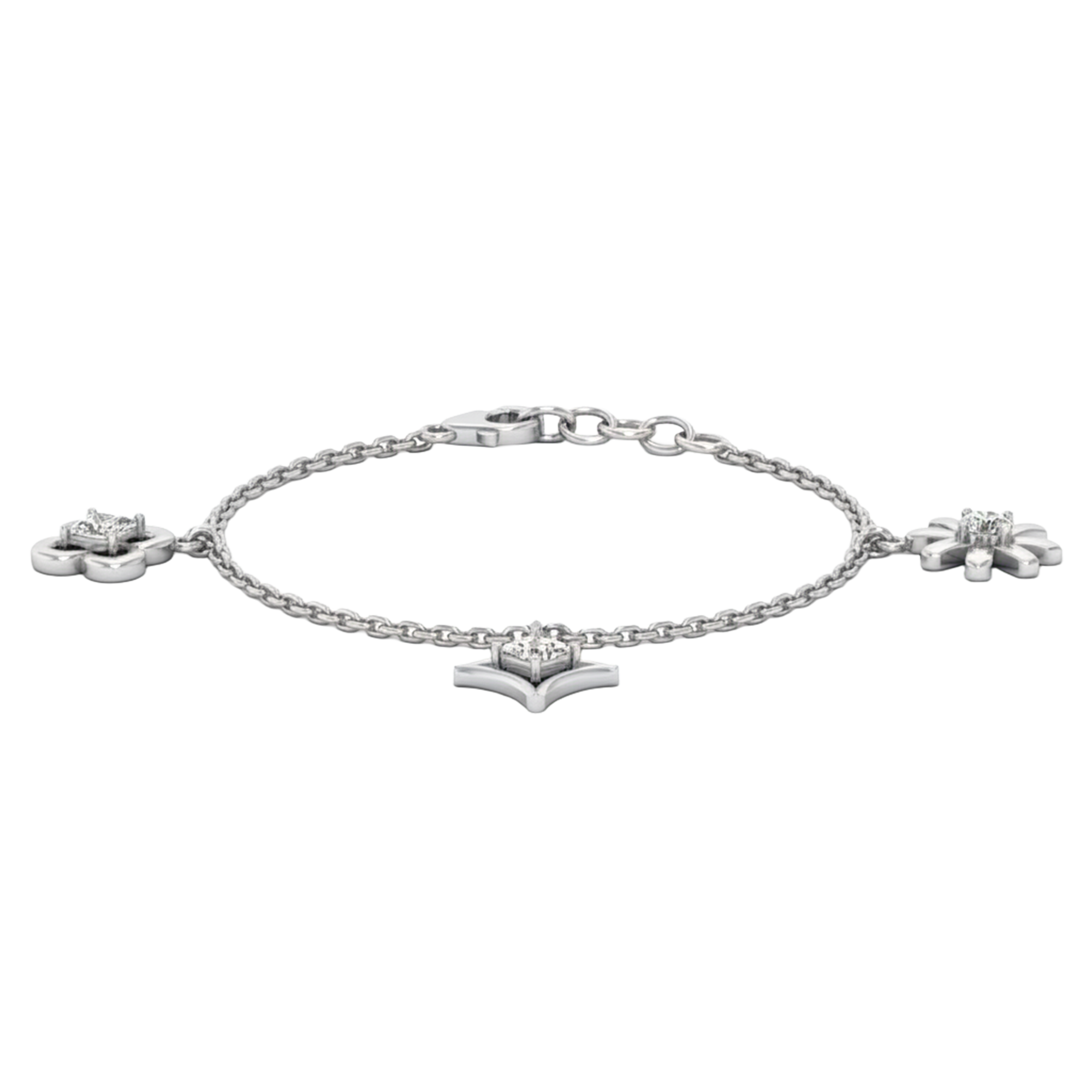 Lumi Diamanten Armband Princess - 0.4ct