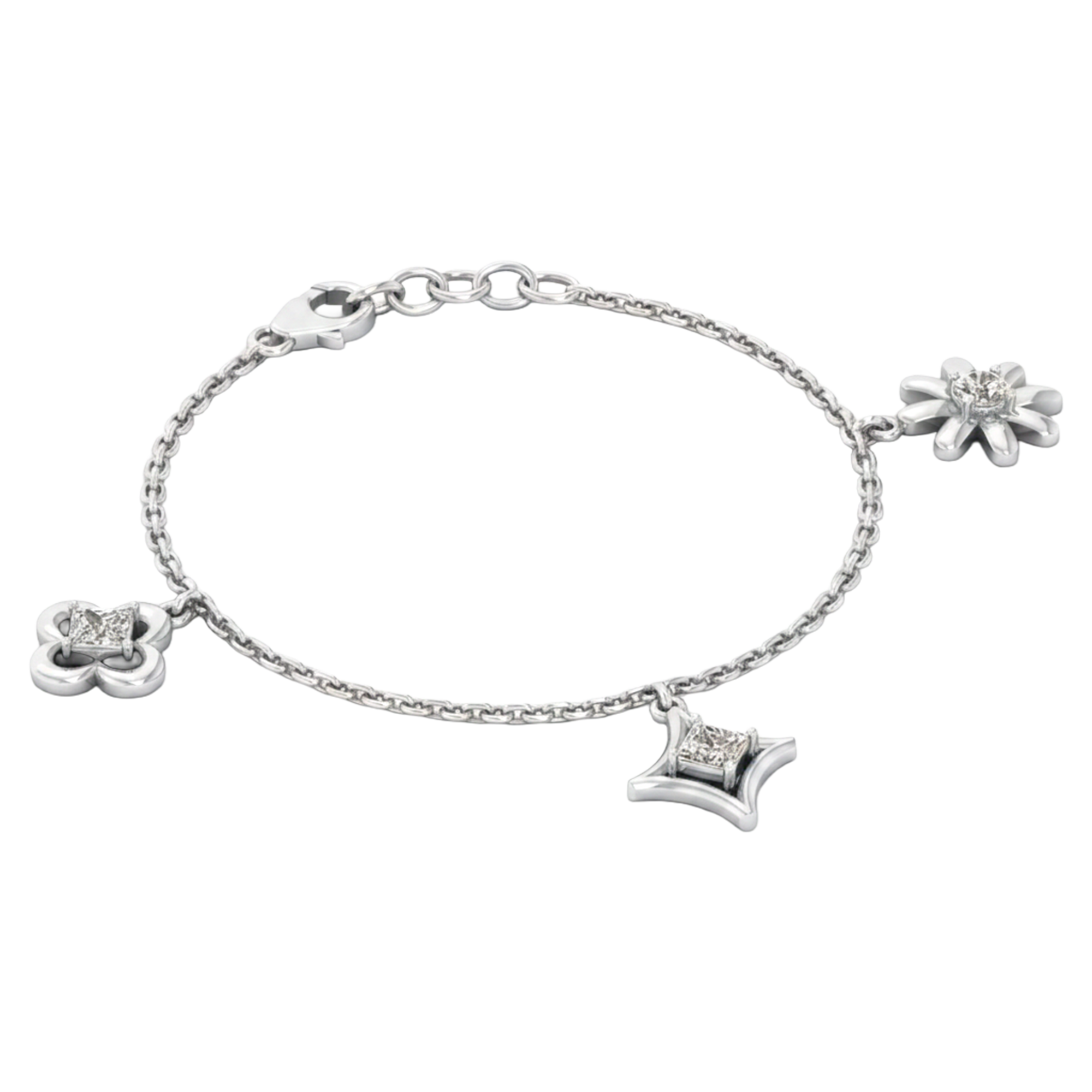 Lumi Diamanten Armband Princess - 0.4ct