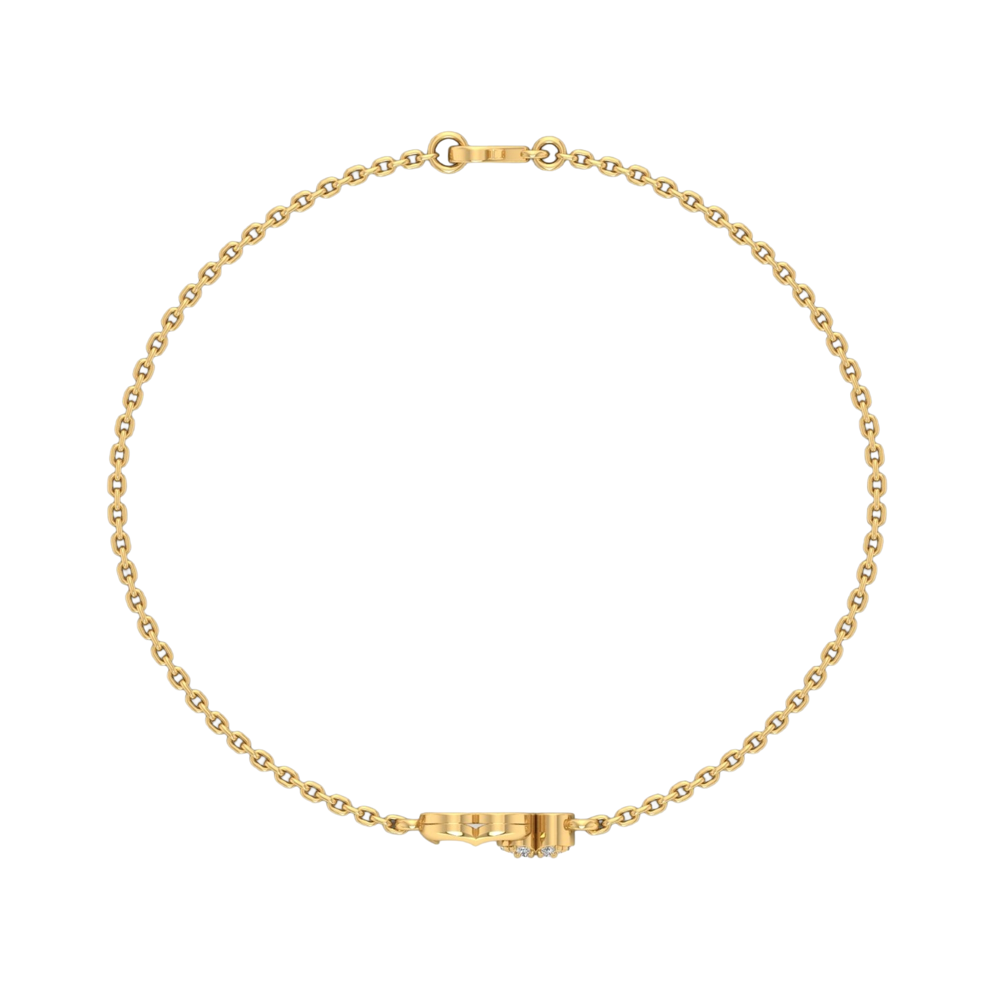 Romy Diamanten Armband Briljanten in Hart - 0.08ct