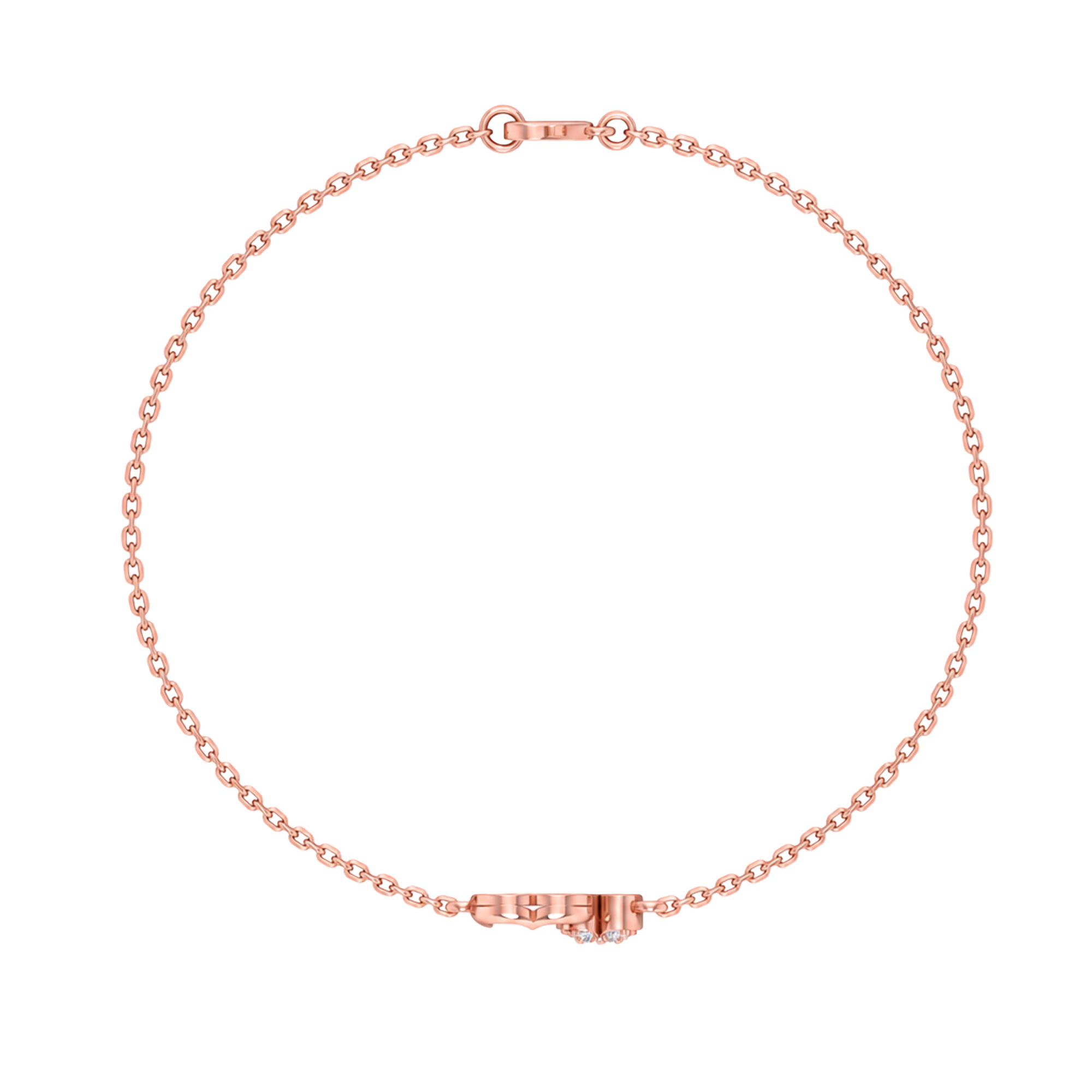 Romy Diamanten Armband Briljanten in Hart - 0.08ct