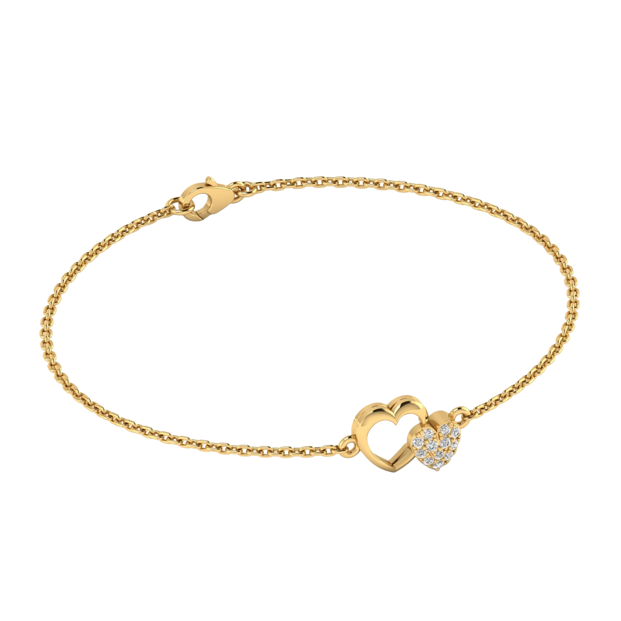 Romy Diamanten Armband Briljanten in Hart - 0.08ct