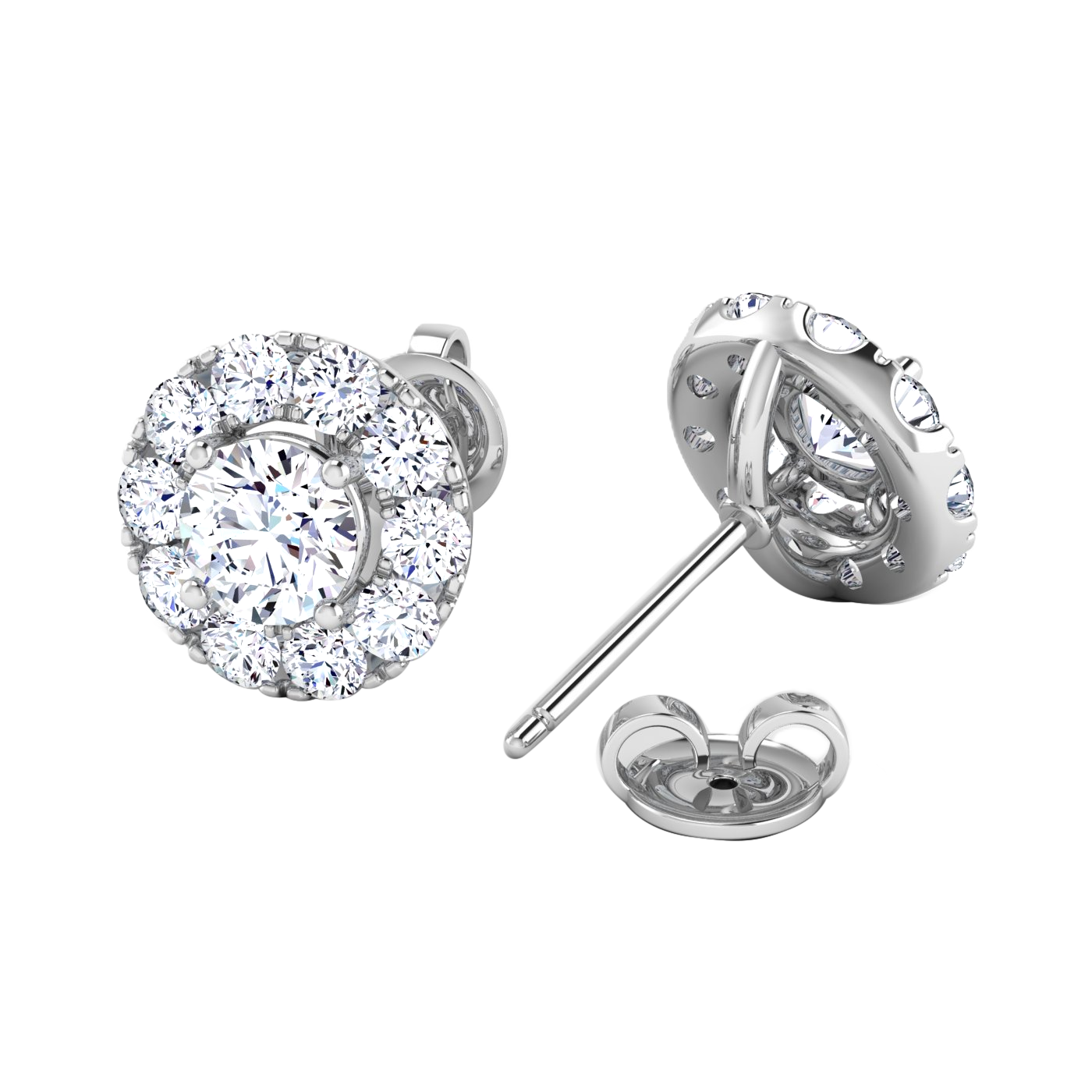 Lotte Diamanten Stud Oorbellen Briljant - 0.4ct tot 1.1ct