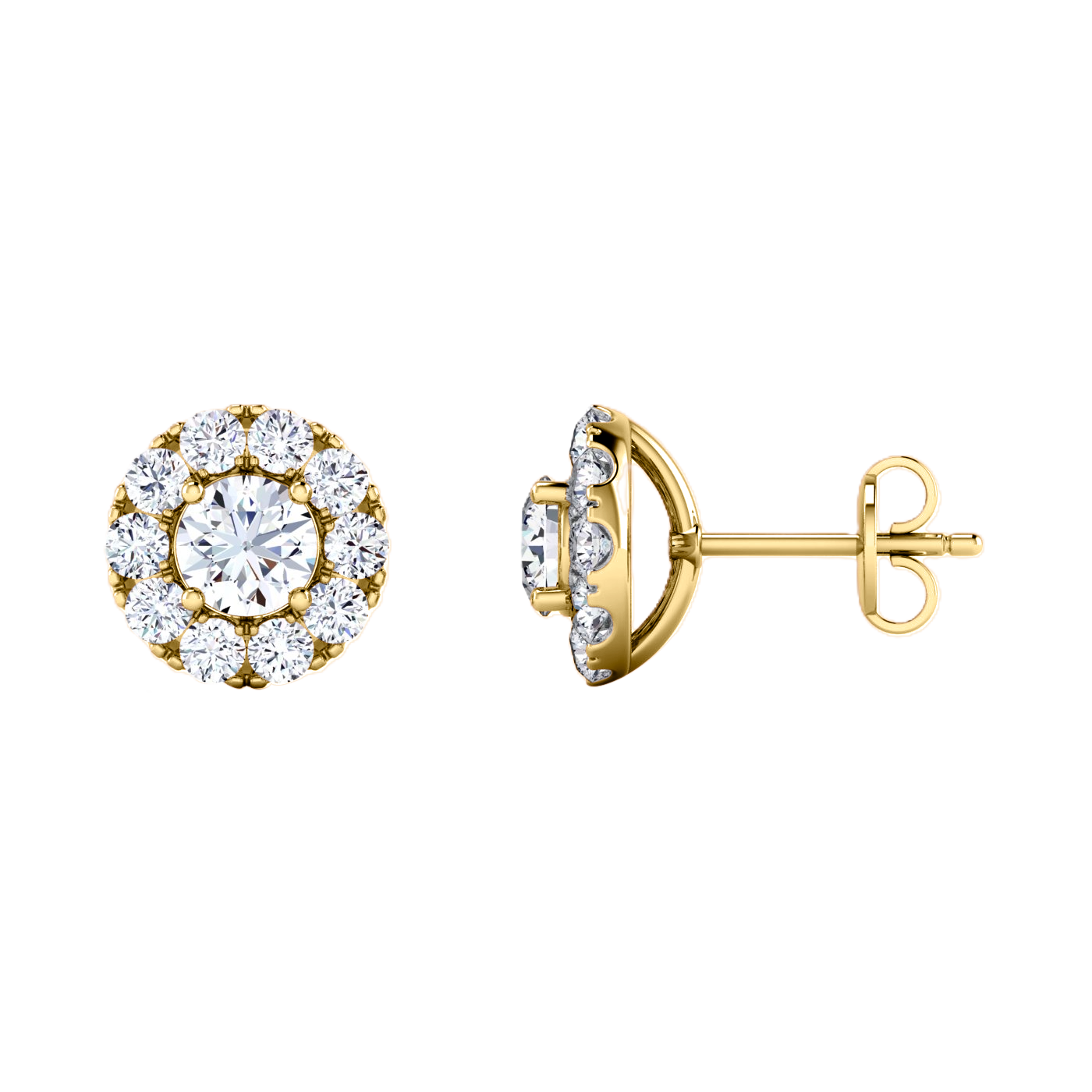 Lotte Diamanten Stud Oorbellen Briljant - 0.4ct tot 1.1ct