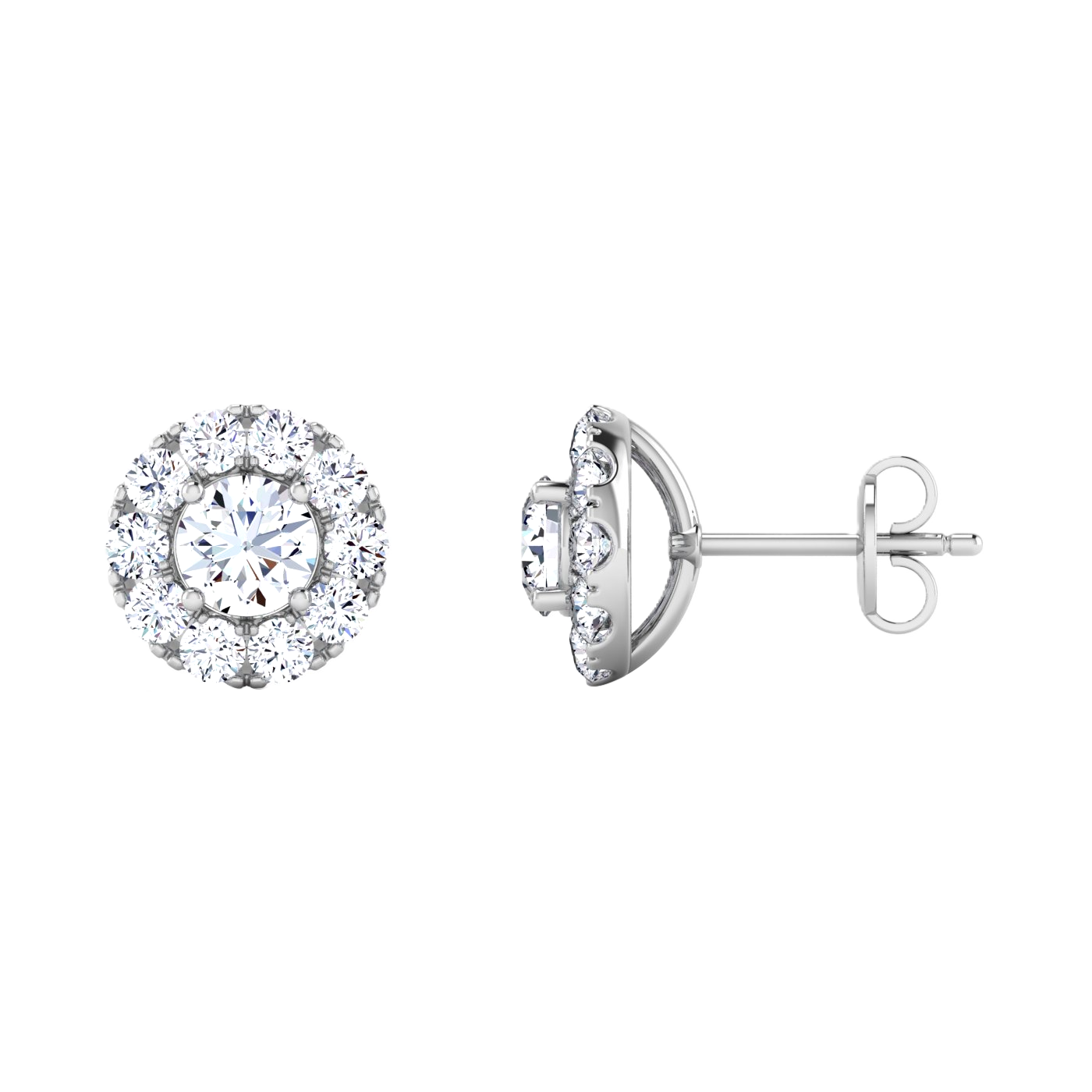 Lotte Diamanten Stud Oorbellen Briljant - 0.4ct tot 1.1ct