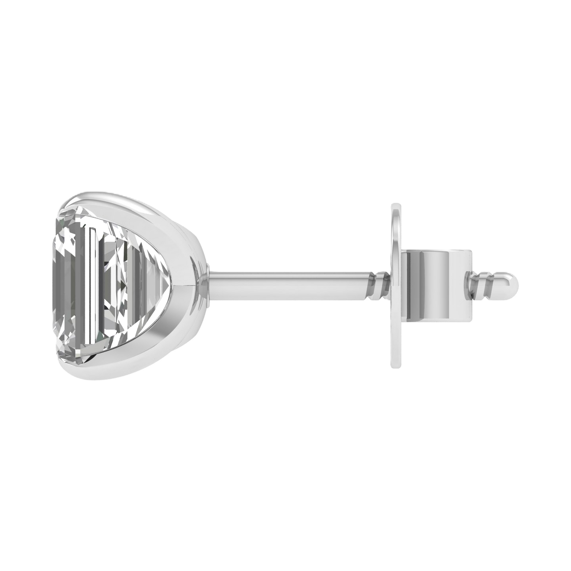 Ines Diamantohrstecker Asscher - 6 Karat