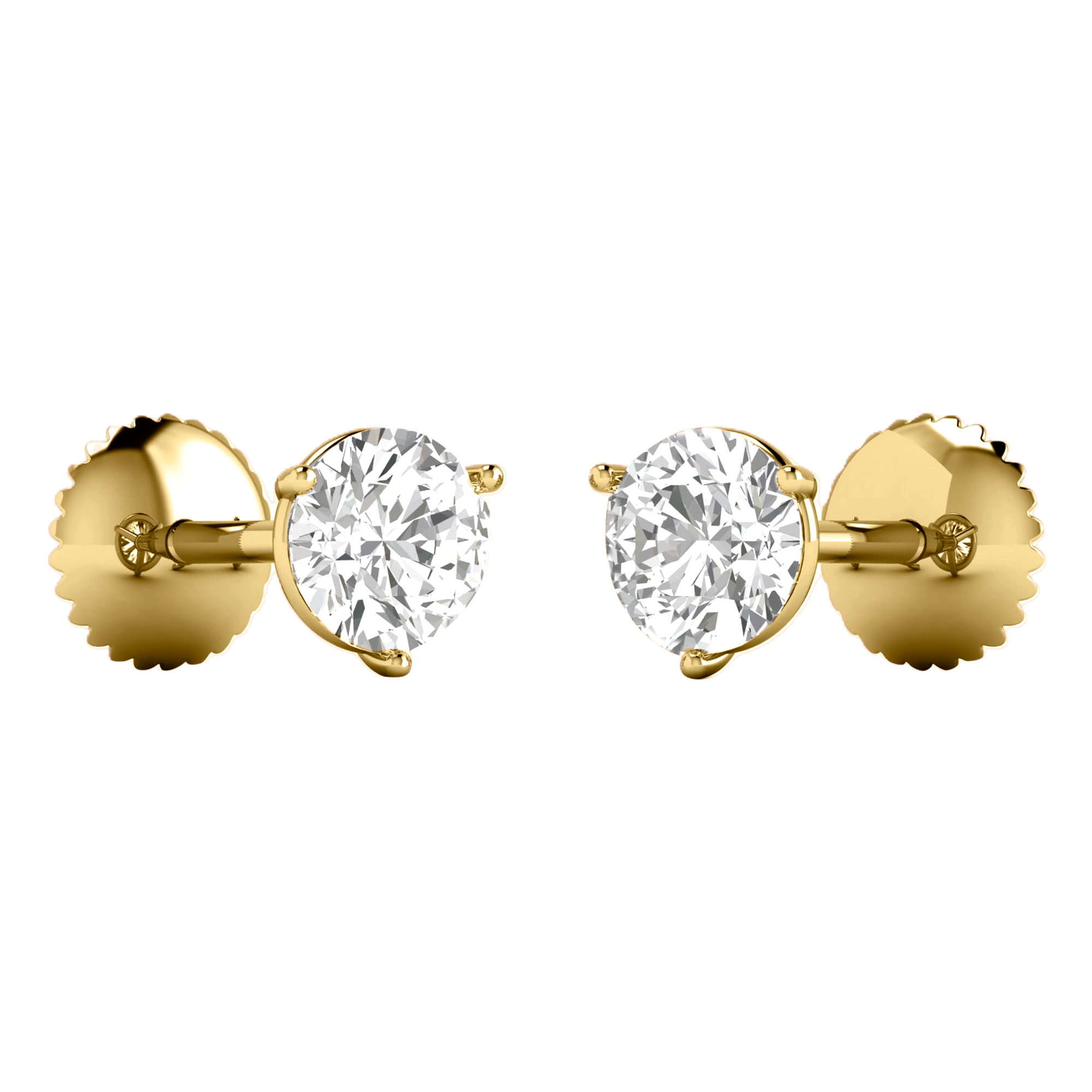 Saar Diamanten Stud Oorbellen Briljant - 0.5ct tot 4ct