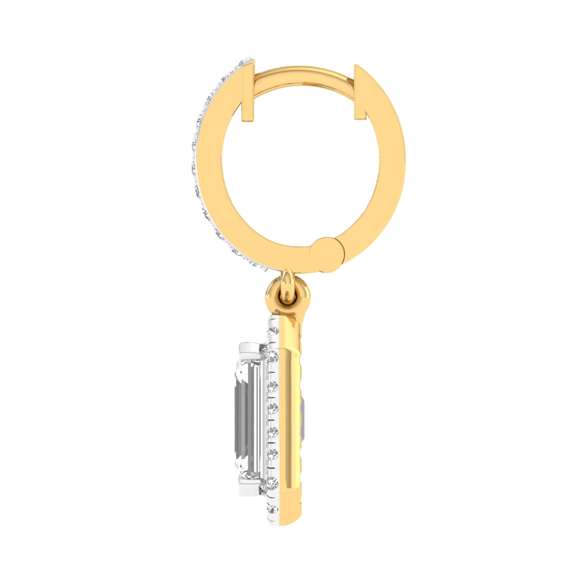 Britt Diamant-Ohrhänger Smaragd – 4,6 kt
