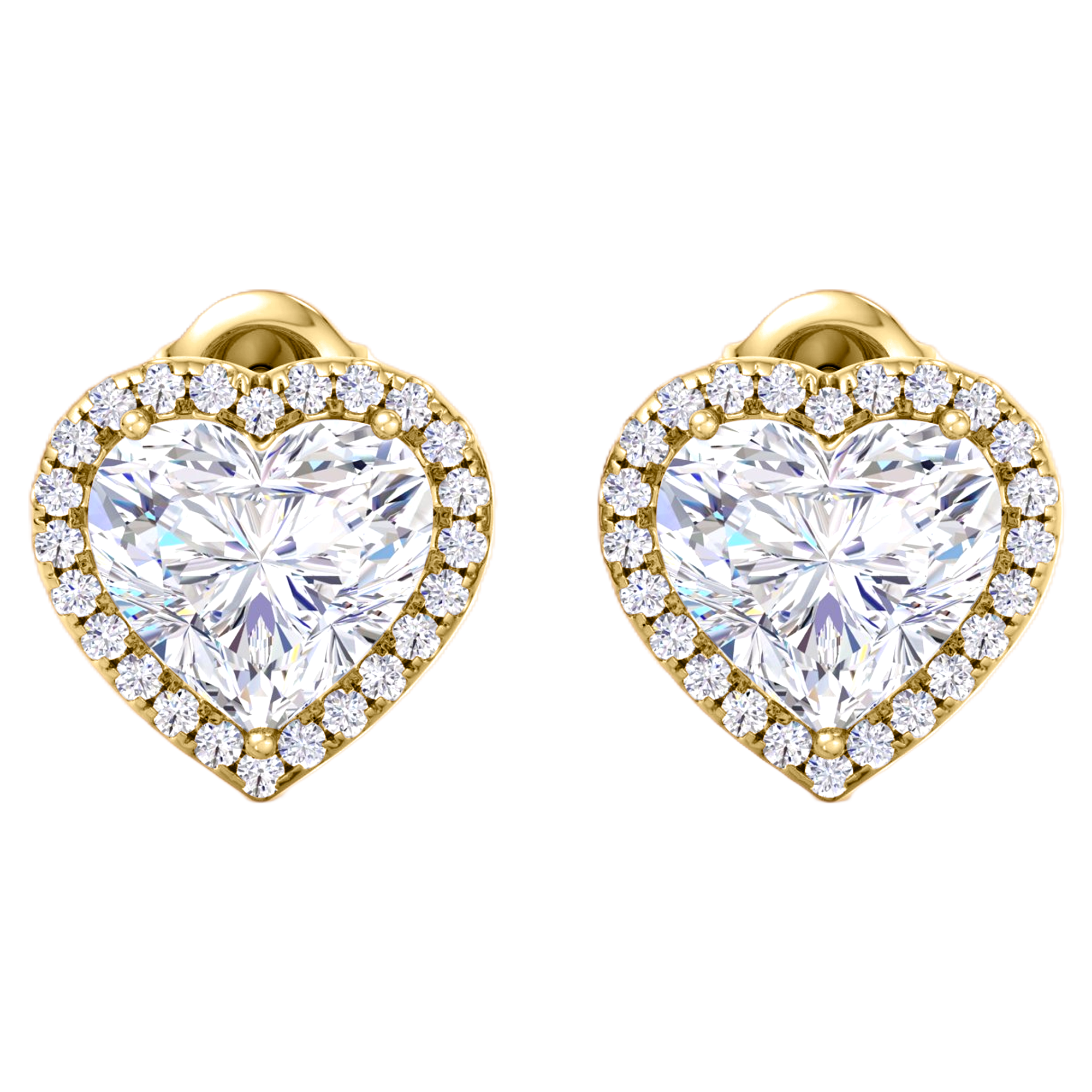 Hanna Diamant-Ohrstecker Herz - 5.4ct