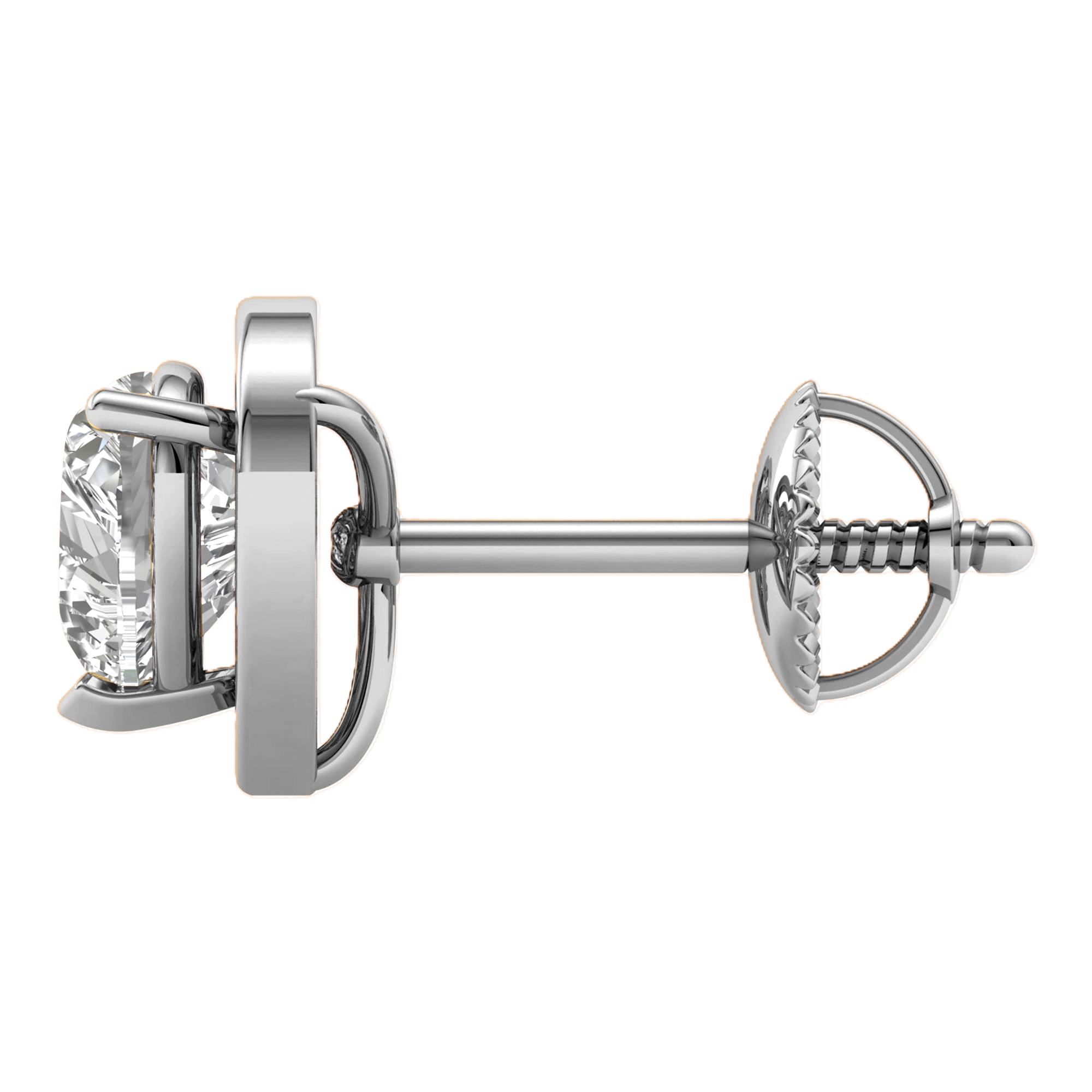 Eva Diamanten Stud Oorbellen Hart - 2.3ct