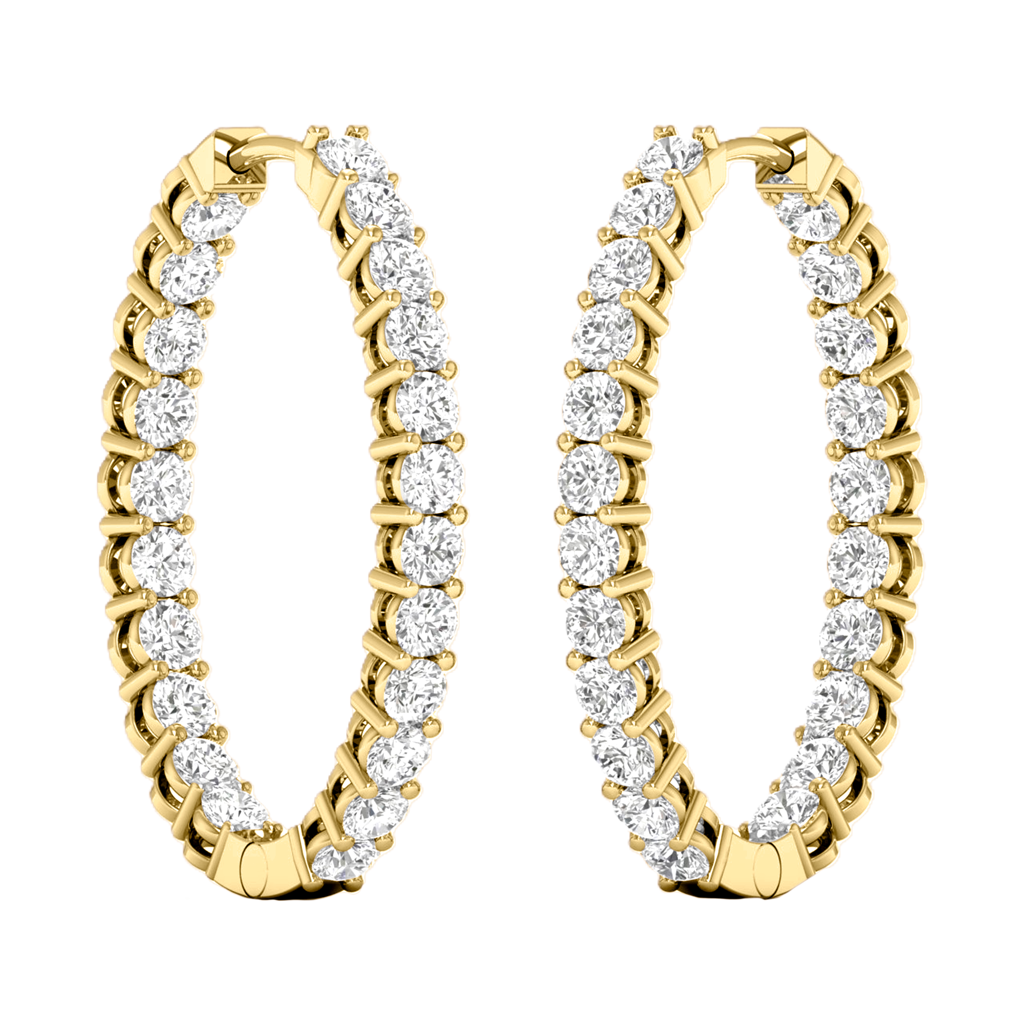 Quinn Oorringen Briljant - 2.6ct tot 5.4ct